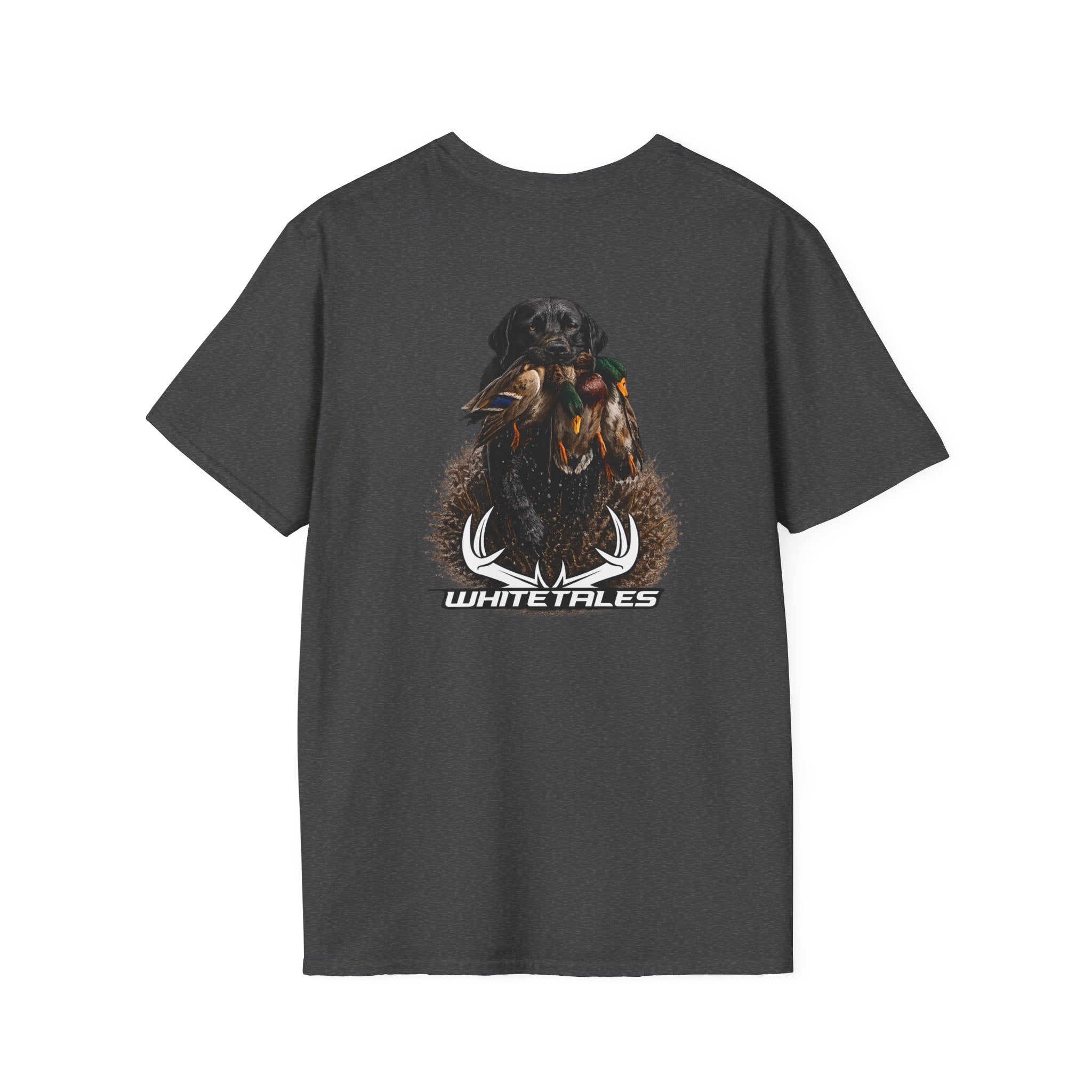 Whitetales Antler Black Lab Tee