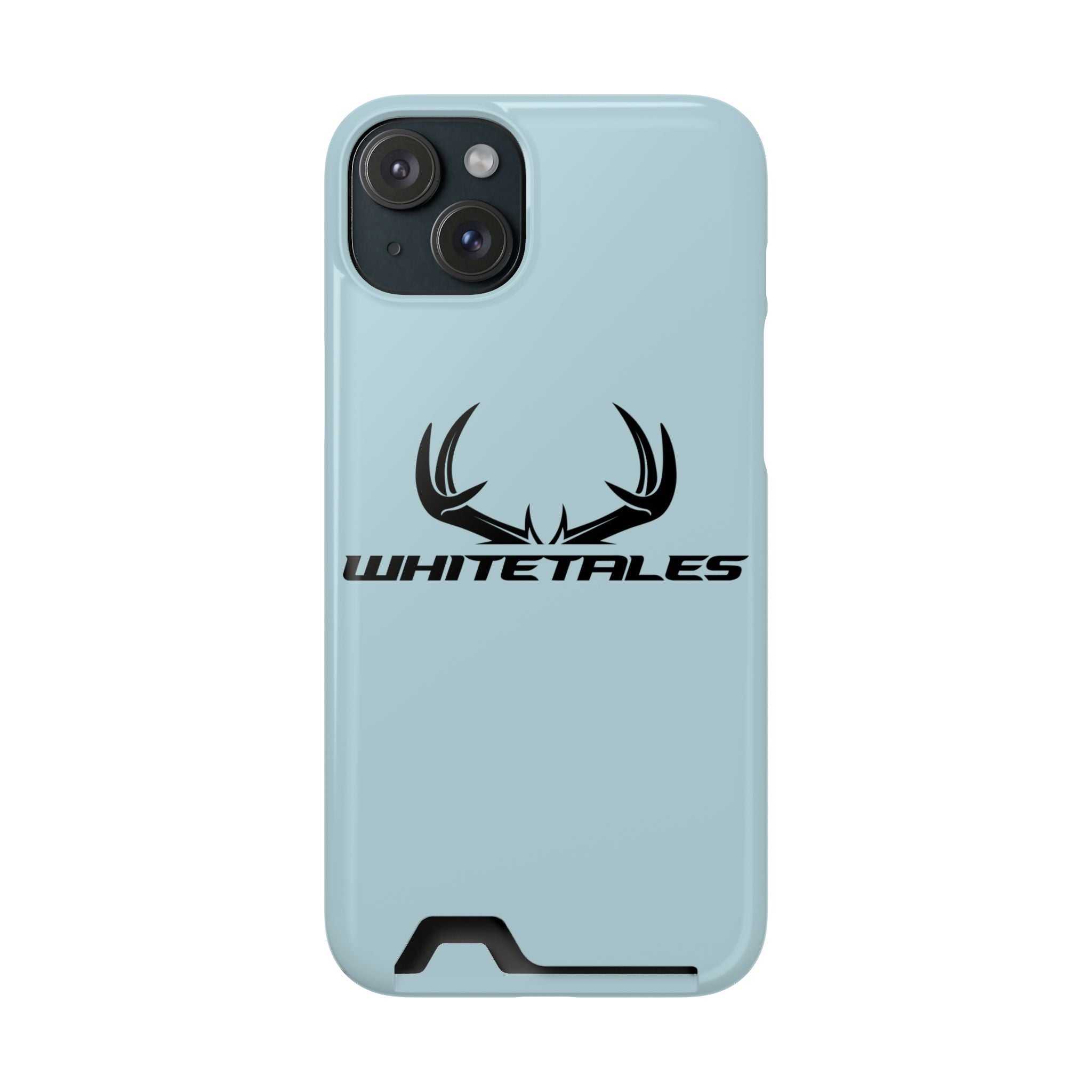 Whitetales Antler Phone Card Case — Slim RFID Card Holder Protective Cover