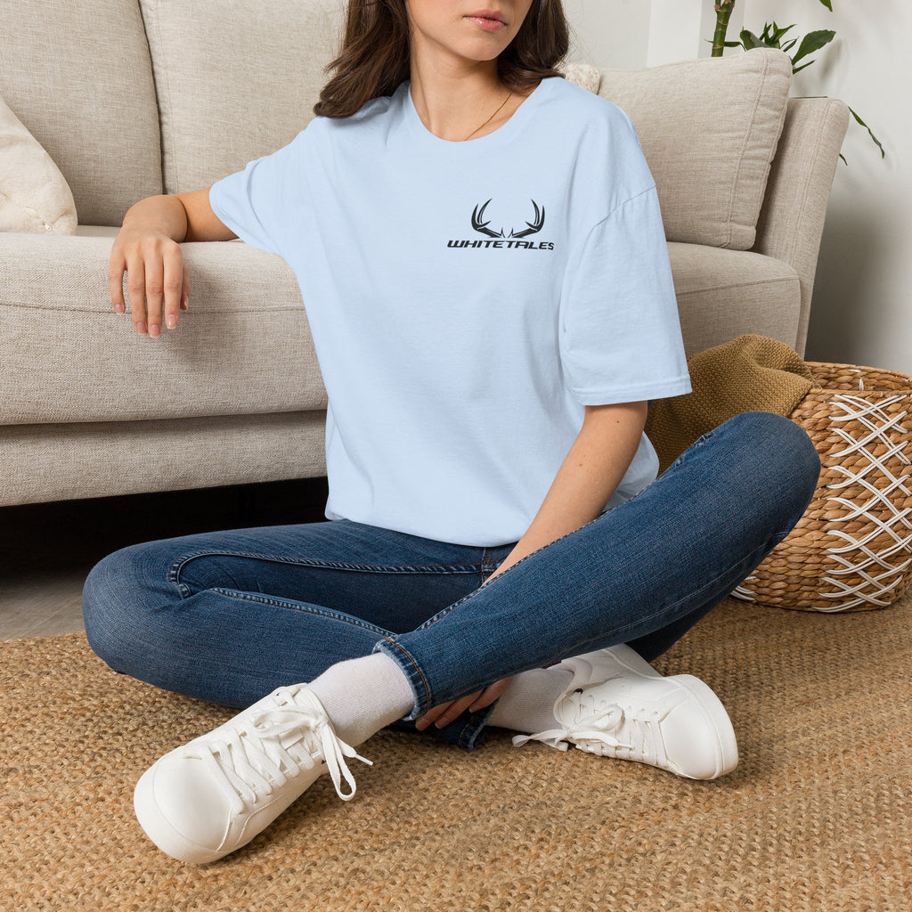 Whitetales Antler Quote T-Shirt — Minimal Hunting Graphic Tee