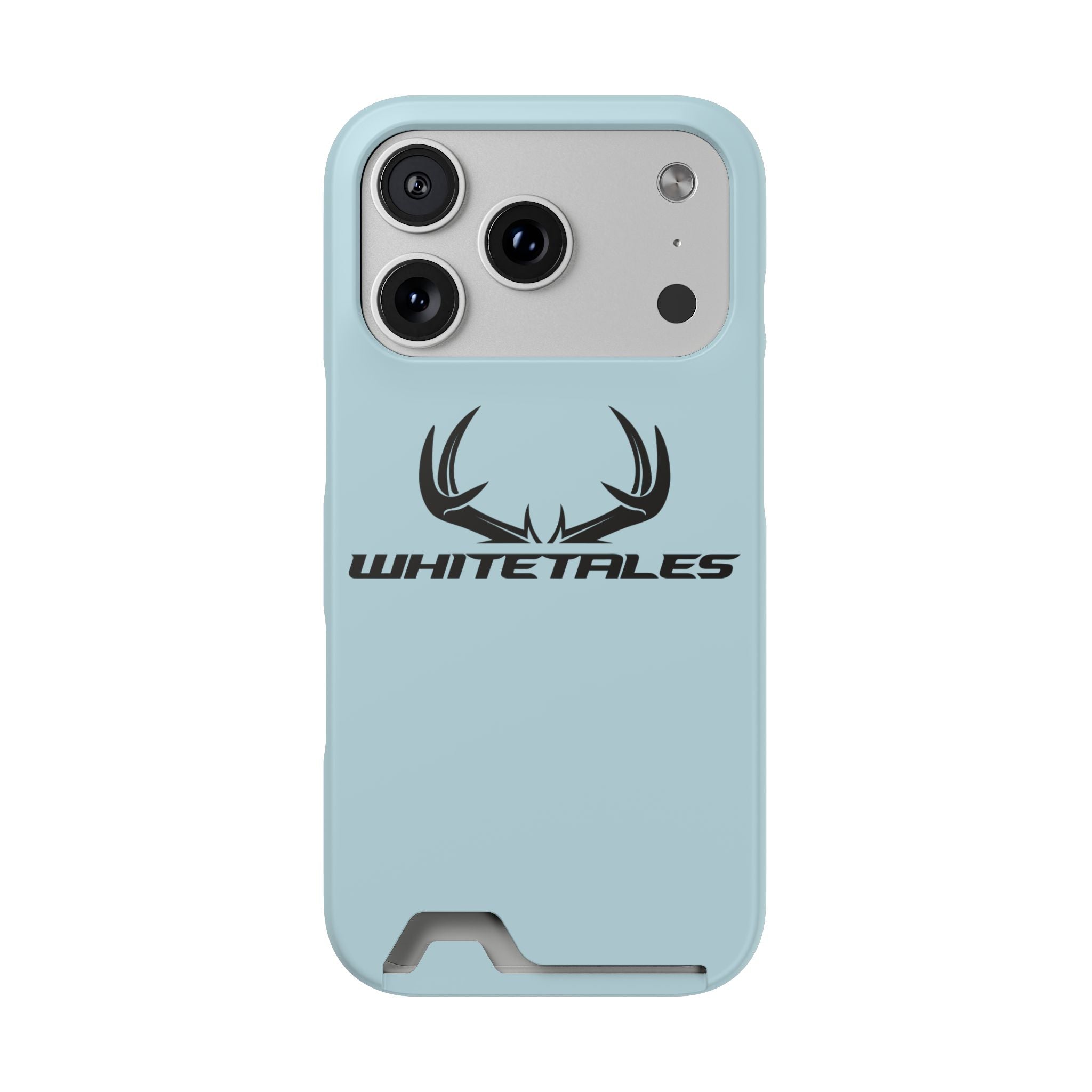 Whitetales Antler Phone Card Case — Slim RFID Card Holder Protective Cover