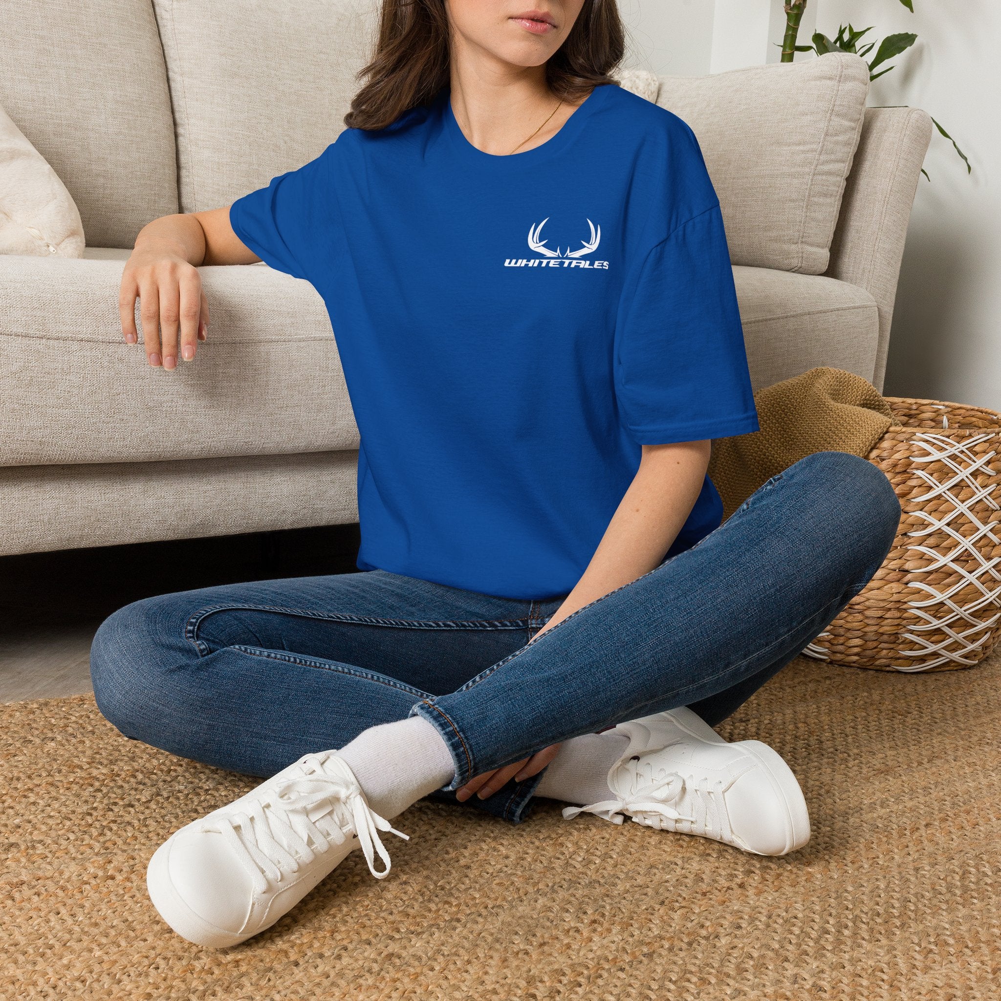 Whitetales Antler QuoteT-Shirt — Minimal Hunting Graphic Tee