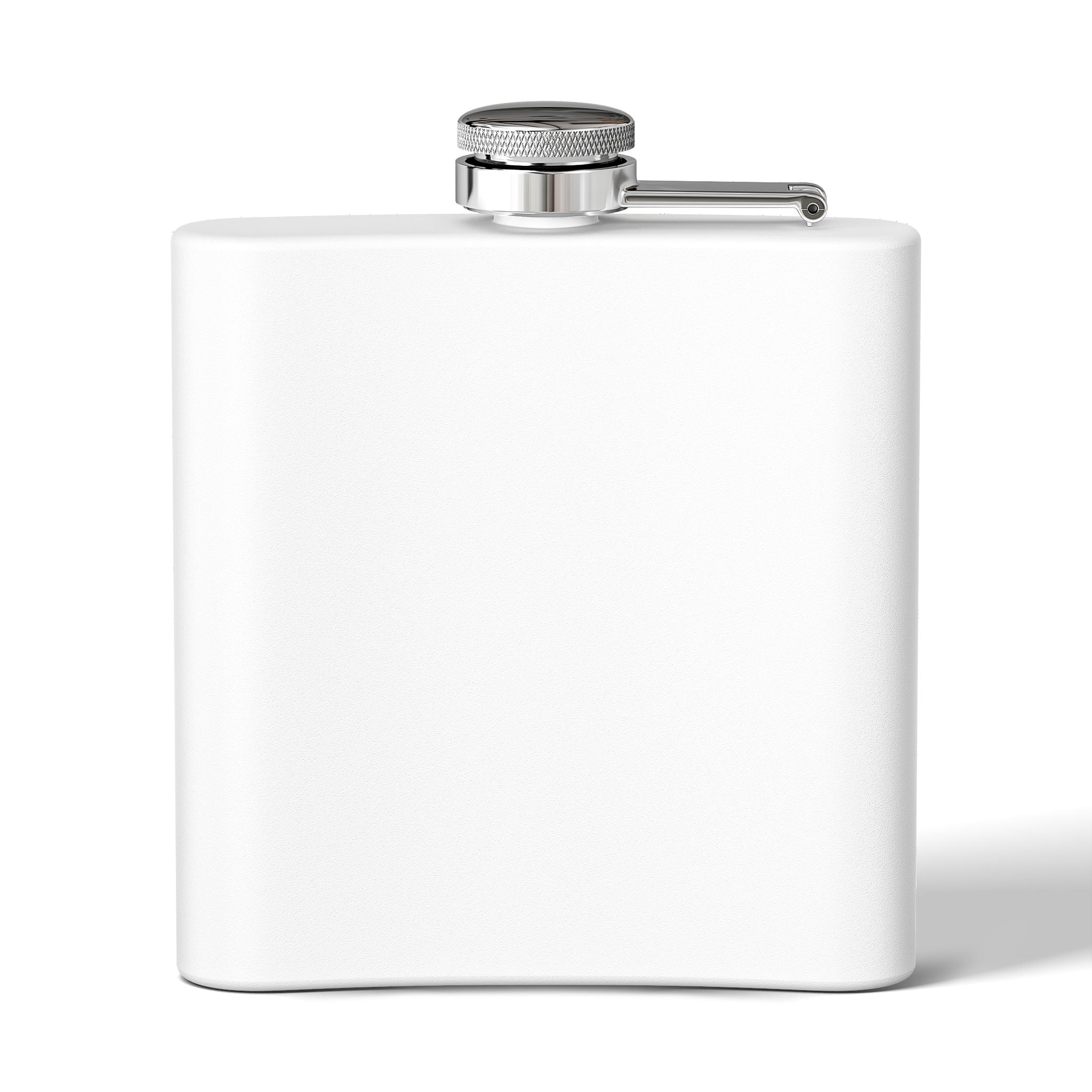 Flask — 'Size Matters' Antler Stainless Steel Hip Flask (6oz)