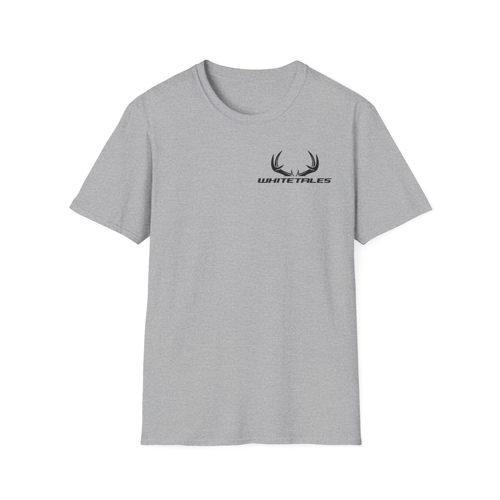 Whitetales Antler Black Lab T‑Shirt — Minimal Outdoors Hunting Tee