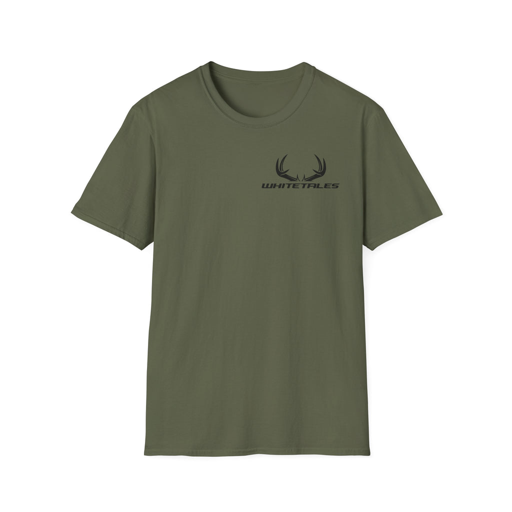 Whitetales Antler and Size Matters Logo T-Shirt