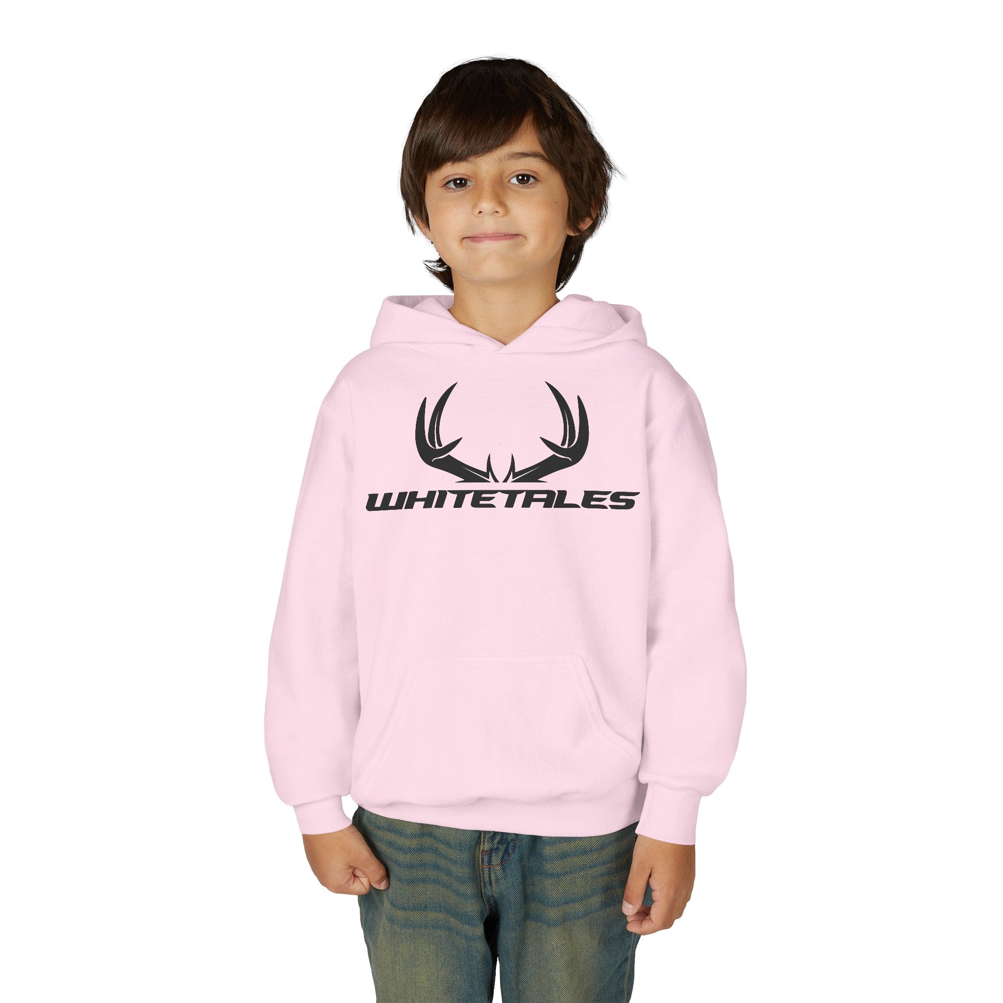 Youth Hoodie — WhiteTales Antler Logo Pullover
