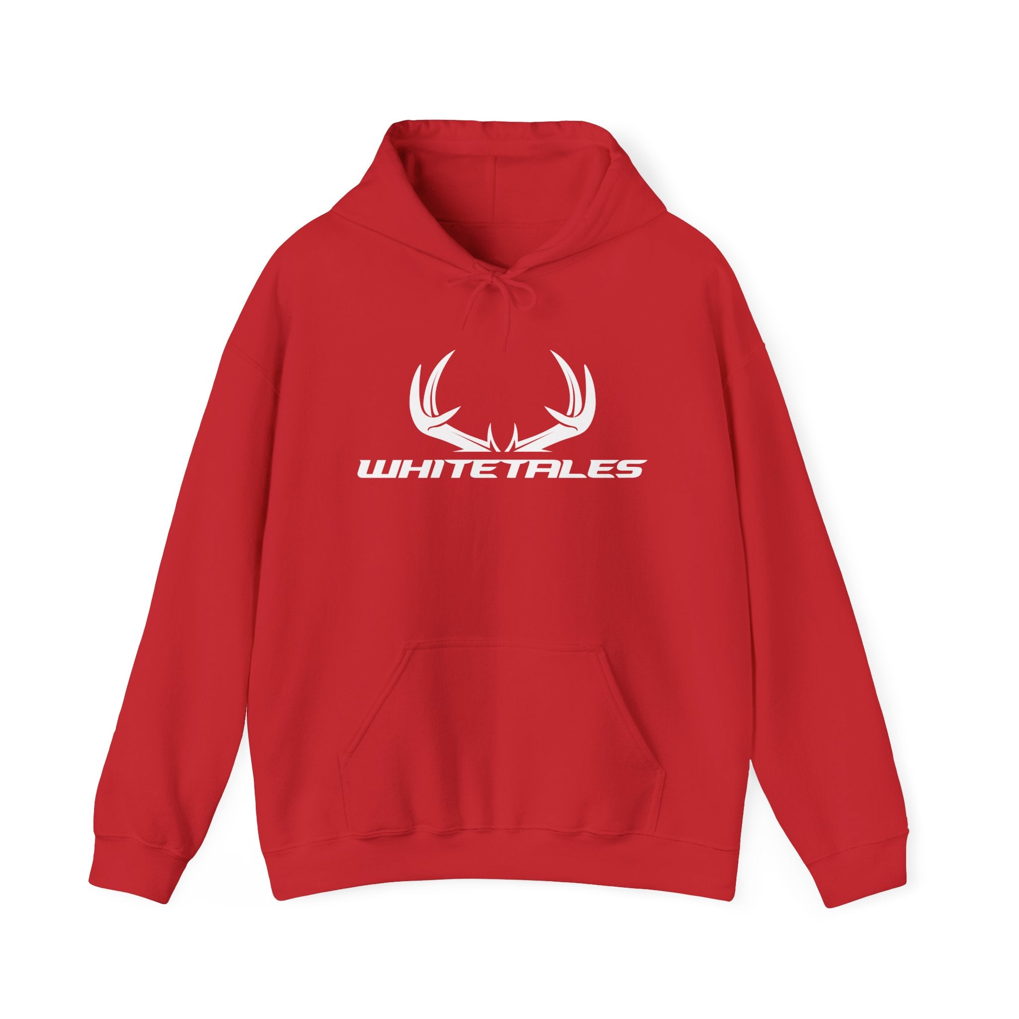 Whitetales Antler and Size Matters Logo Hoodie — Hunting Crewneck Sweatshirt