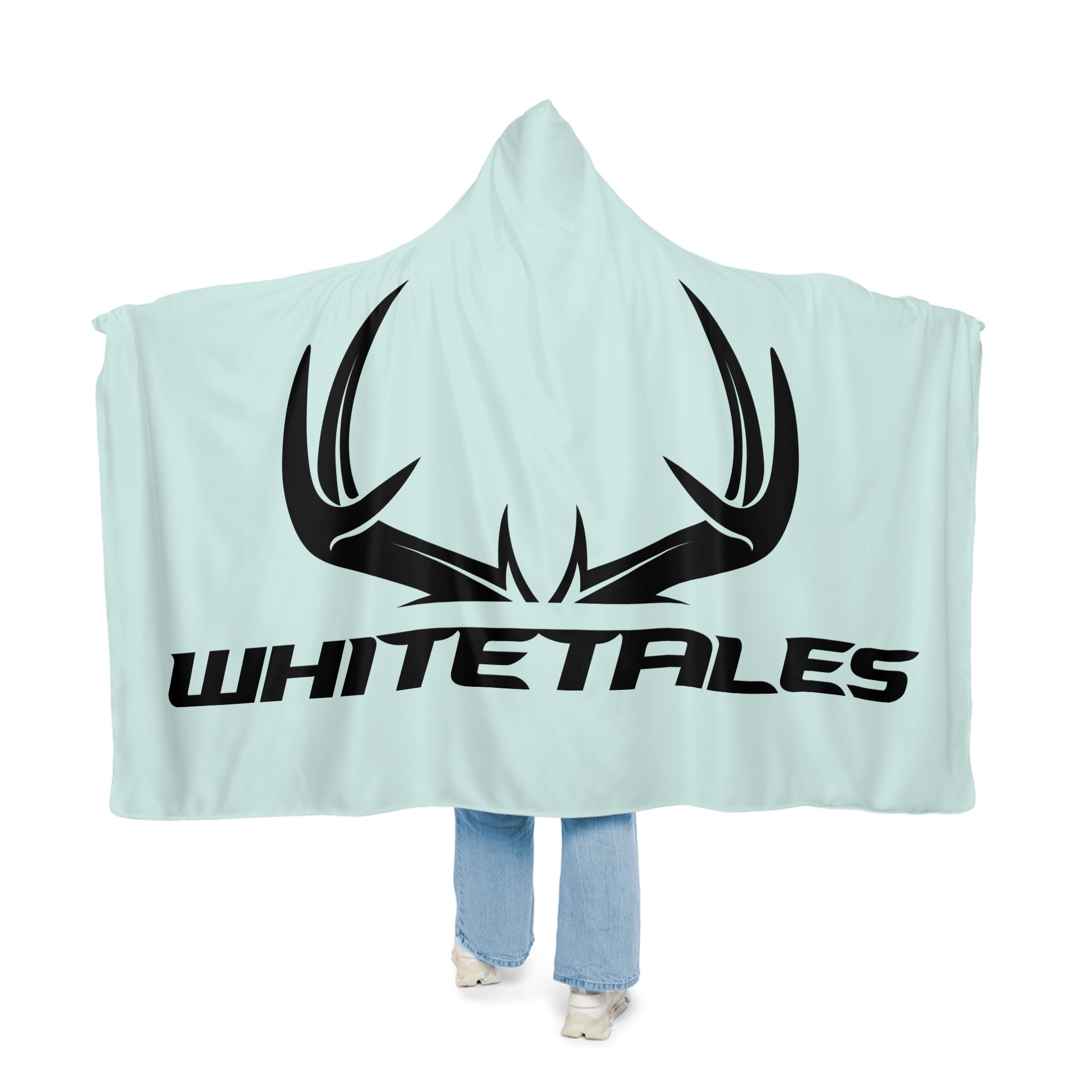 Whitetales Antler Snuggle Blanket – Plush Hooded Cozy Throw for Outdoor Enthusiasts