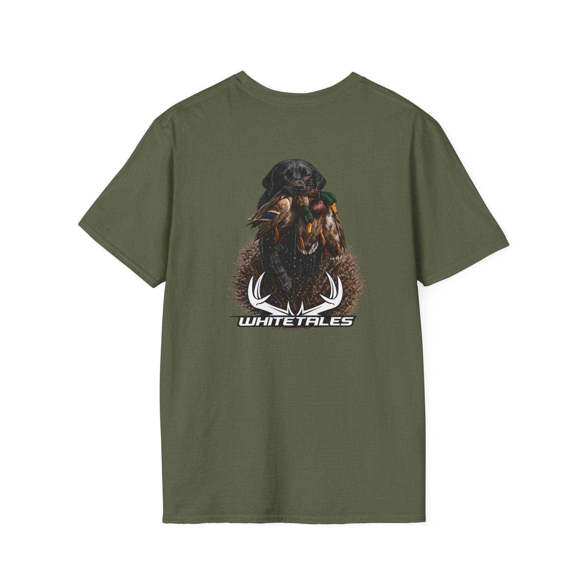 Whitetales Antler Black Lab Tee
