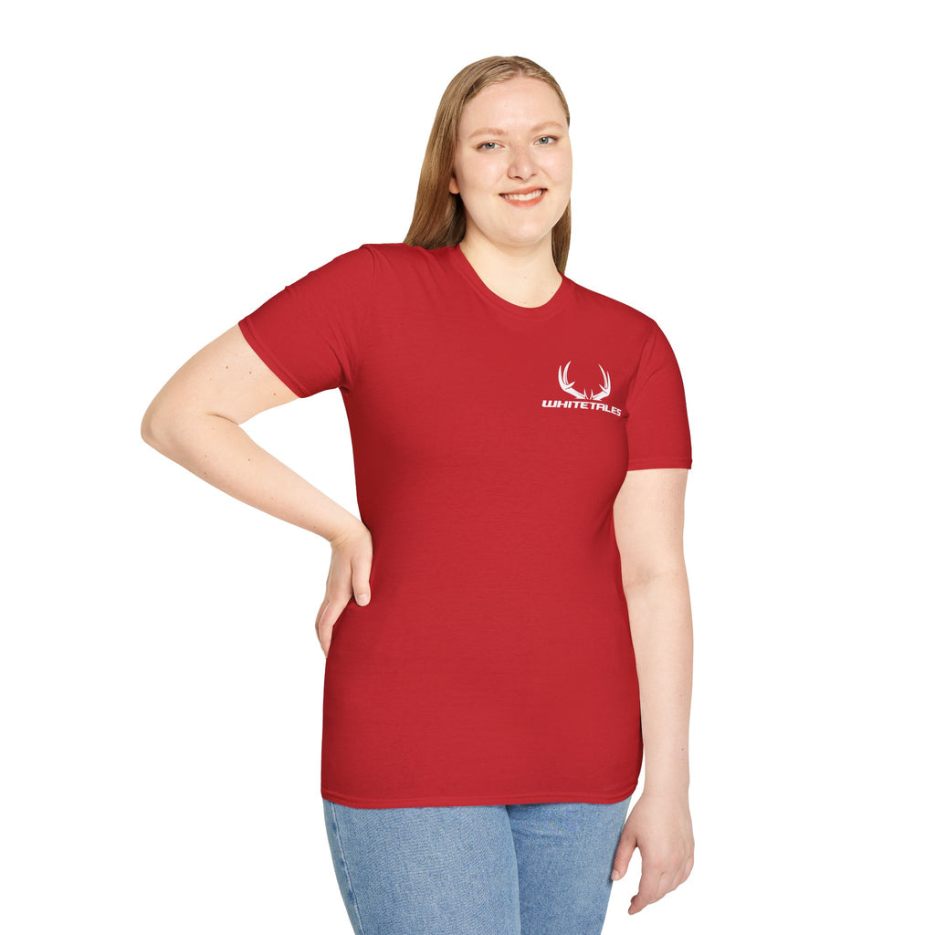 Whitetales Antler and Size Matters Logo T-Shirt