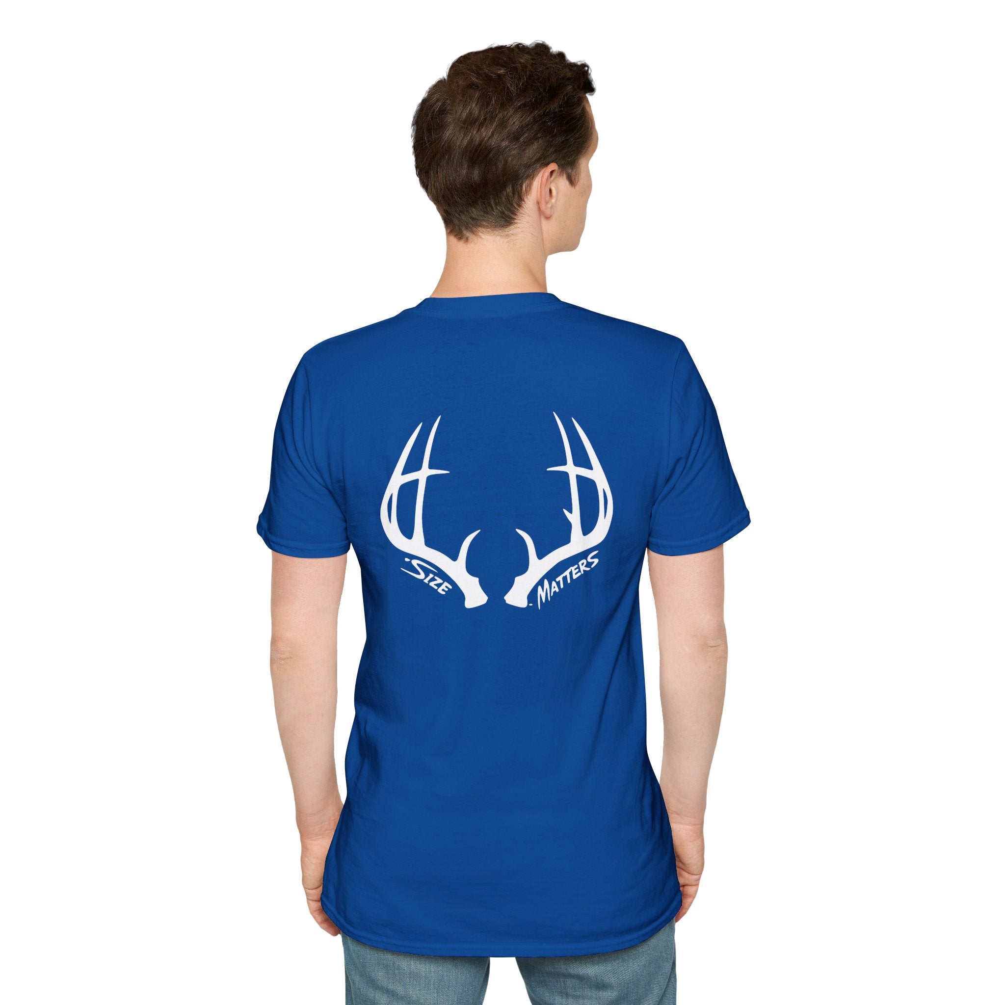 Whitetales Antler and Size Matters Logo T-Shirt