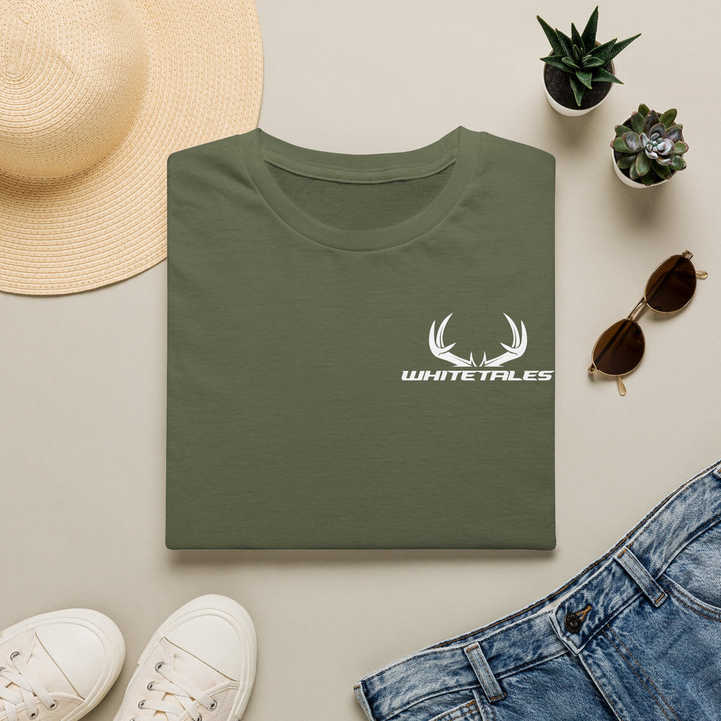 Whitetales Antler QuoteT-Shirt — Minimal Hunting Graphic Tee