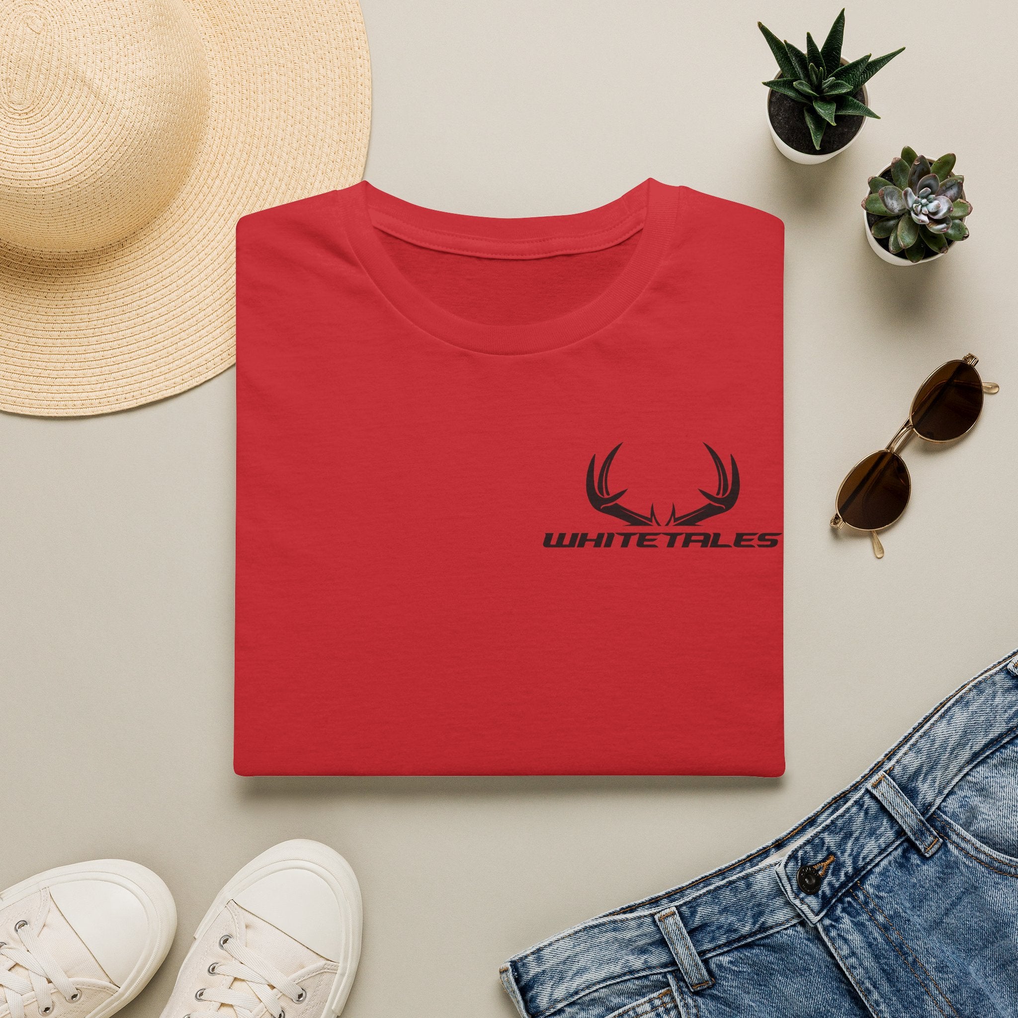 Whitetales Antler Quote T-Shirt — Minimal Hunting Graphic Tee
