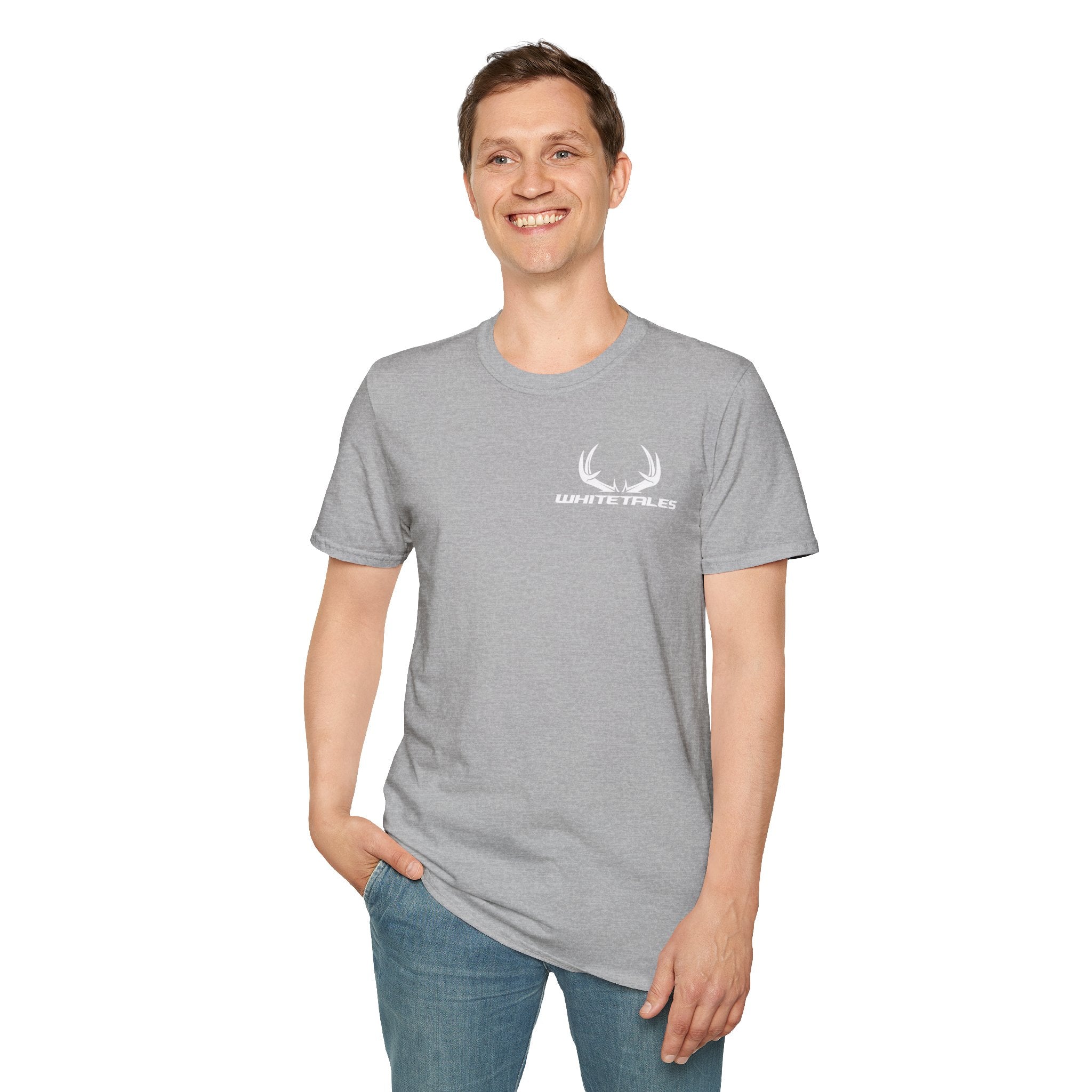 Whitetales Antler and Size Matters Logo T-Shirt
