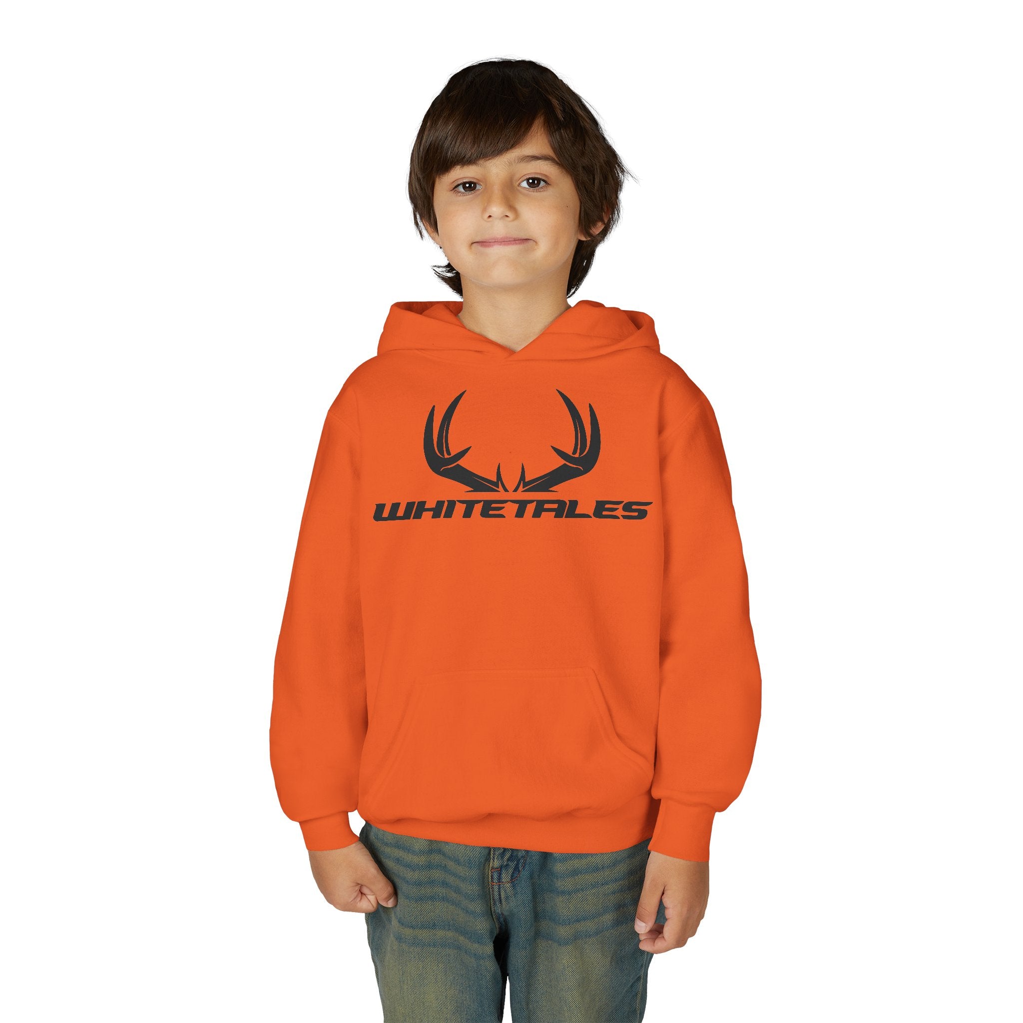 Youth Hoodie — WhiteTales Antler Logo Pullover