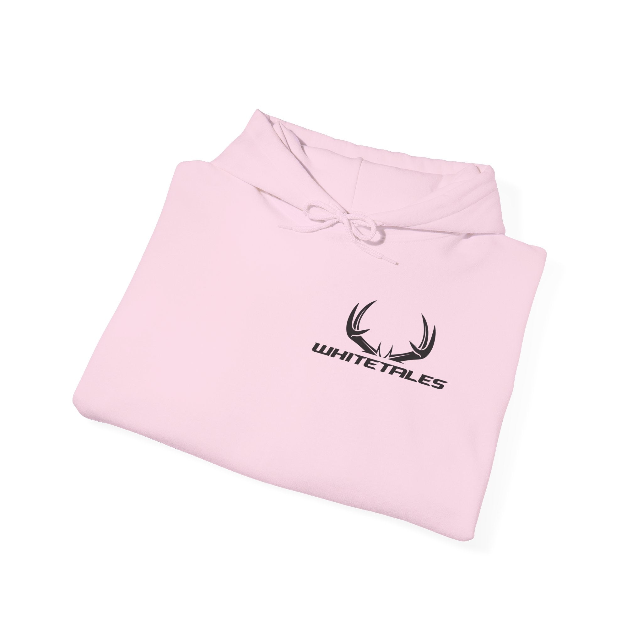Whitetales Antler Logo Hoodie — Minimal Hunting Pullover