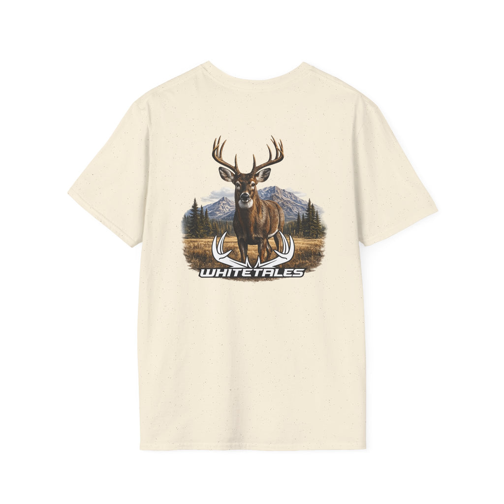 WhiteTales Whitetail Logo T‑Shirt — Small Chest Emblem ‘SIMPLESTYLE’