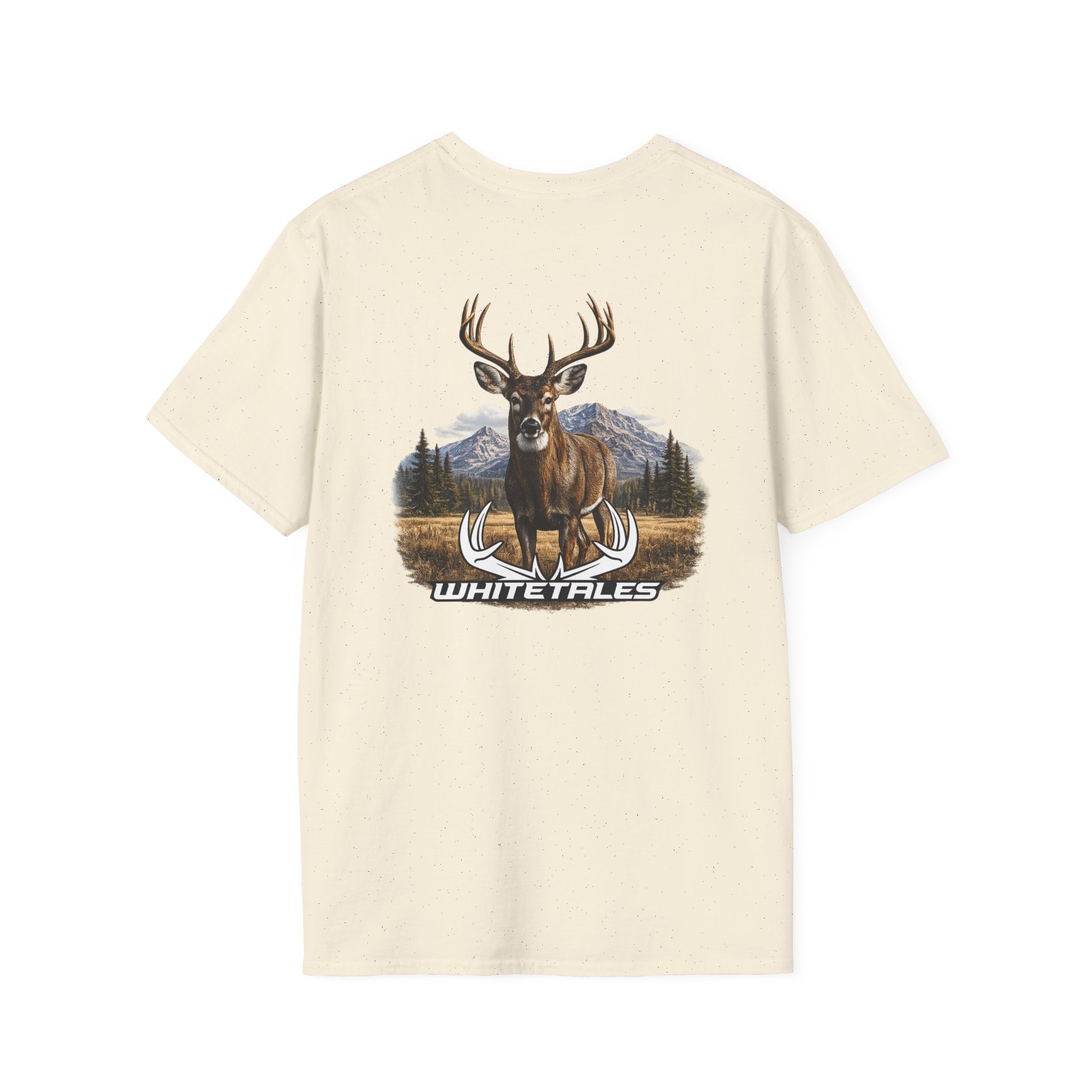 WhiteTales Whitetail Logo T‑Shirt — Small Chest Emblem ‘SIMPLESTYLE’