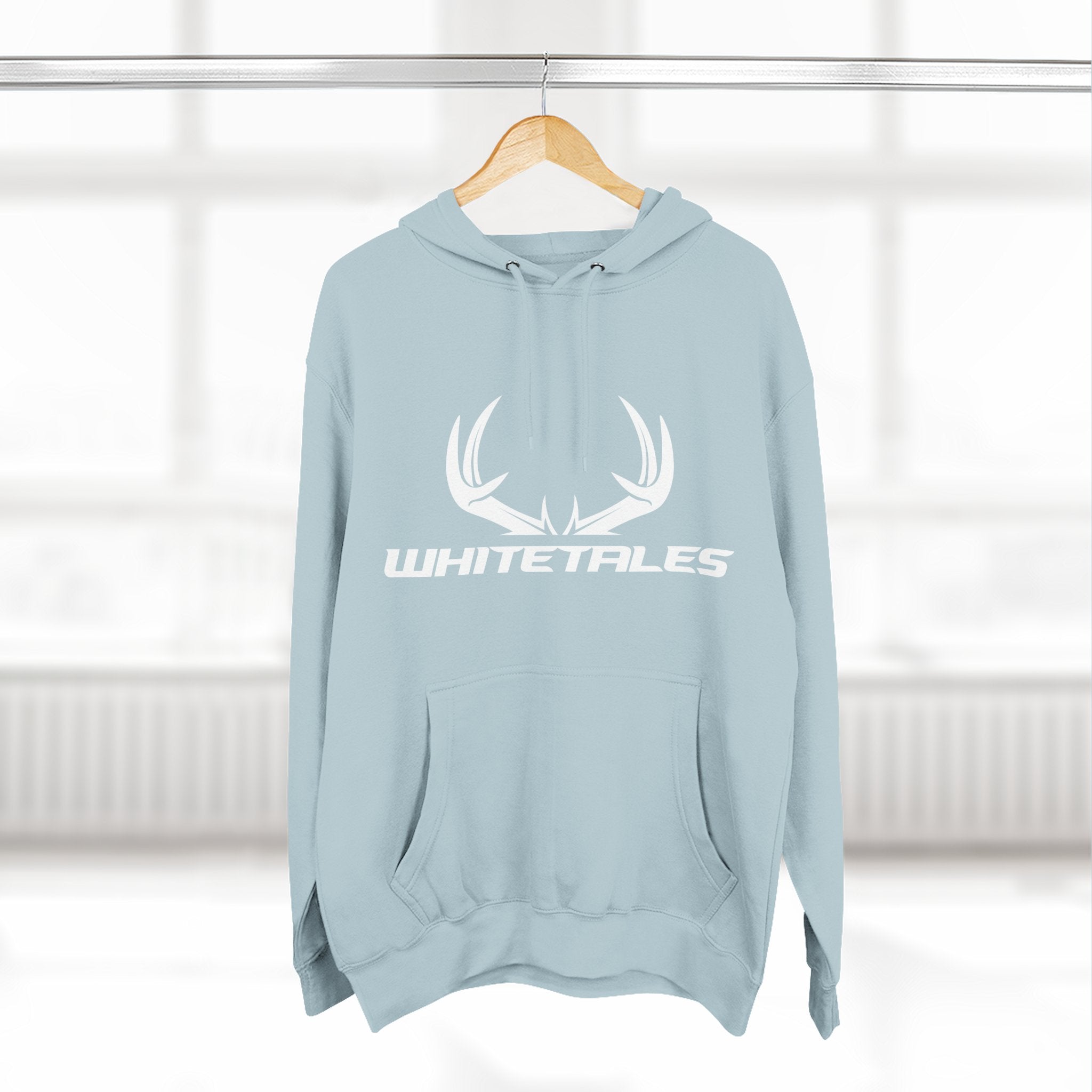 Whitetales Antler Logo Hoodie — Men's Outdoor Hunting Pullover
