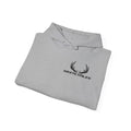 Whitetales Antler Logo Hoodie — Minimal Hunting Pullover