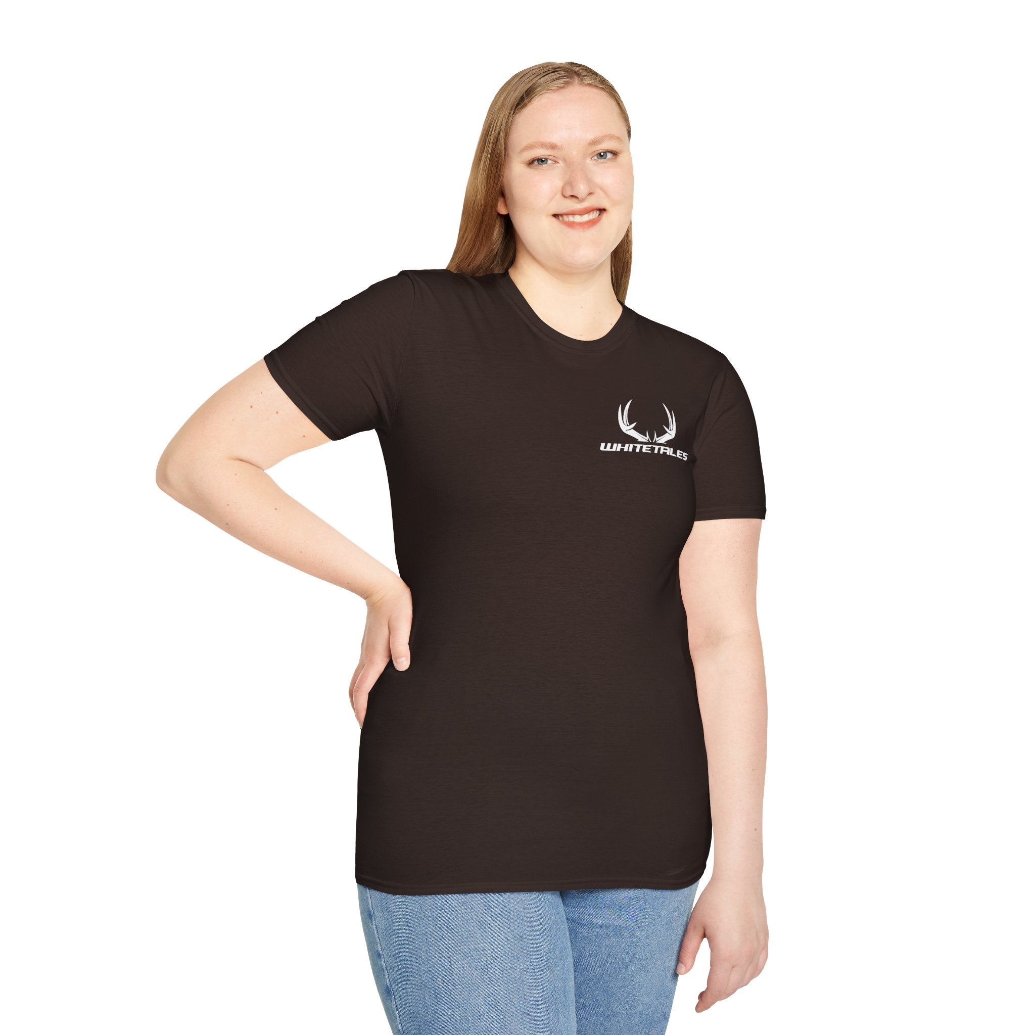 Whitetales Antler and Size Matters Logo T-Shirt