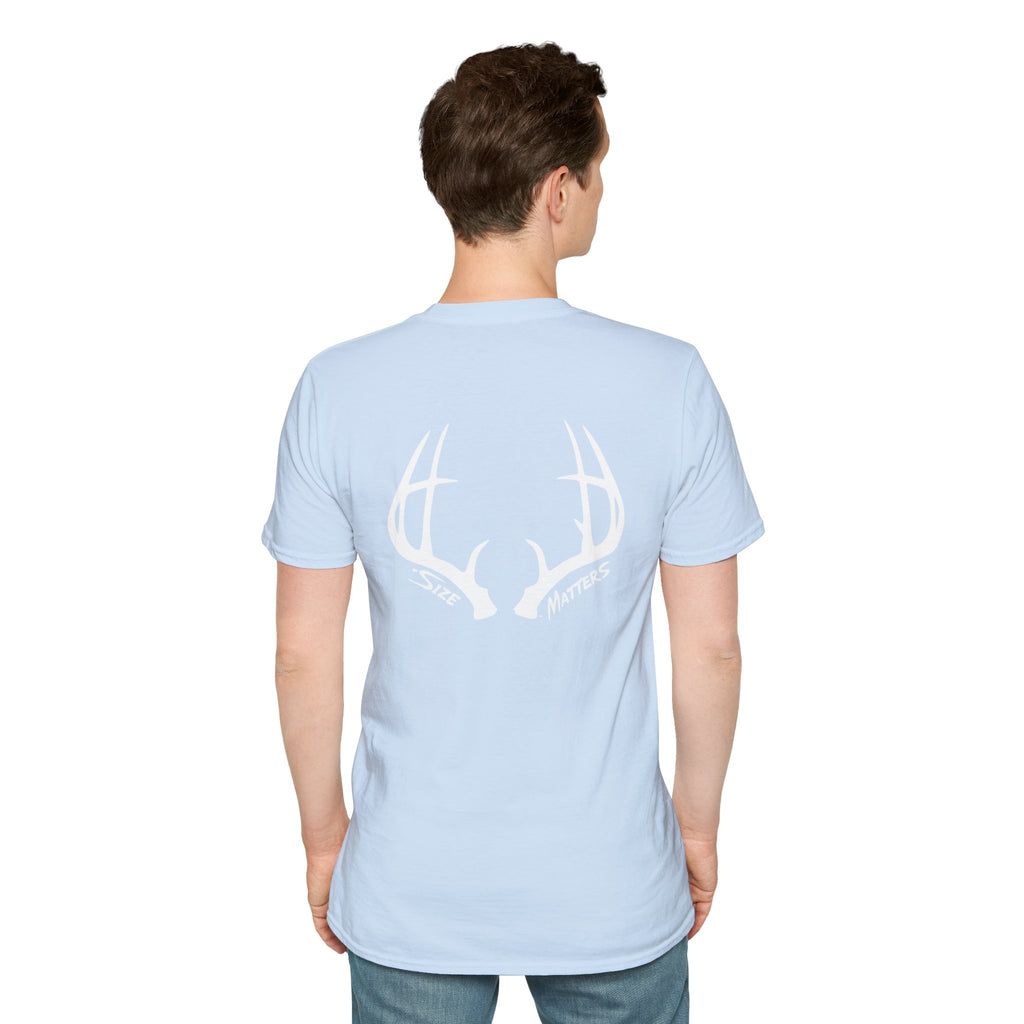 Whitetales Antler and Size Matters Logo T-Shirt