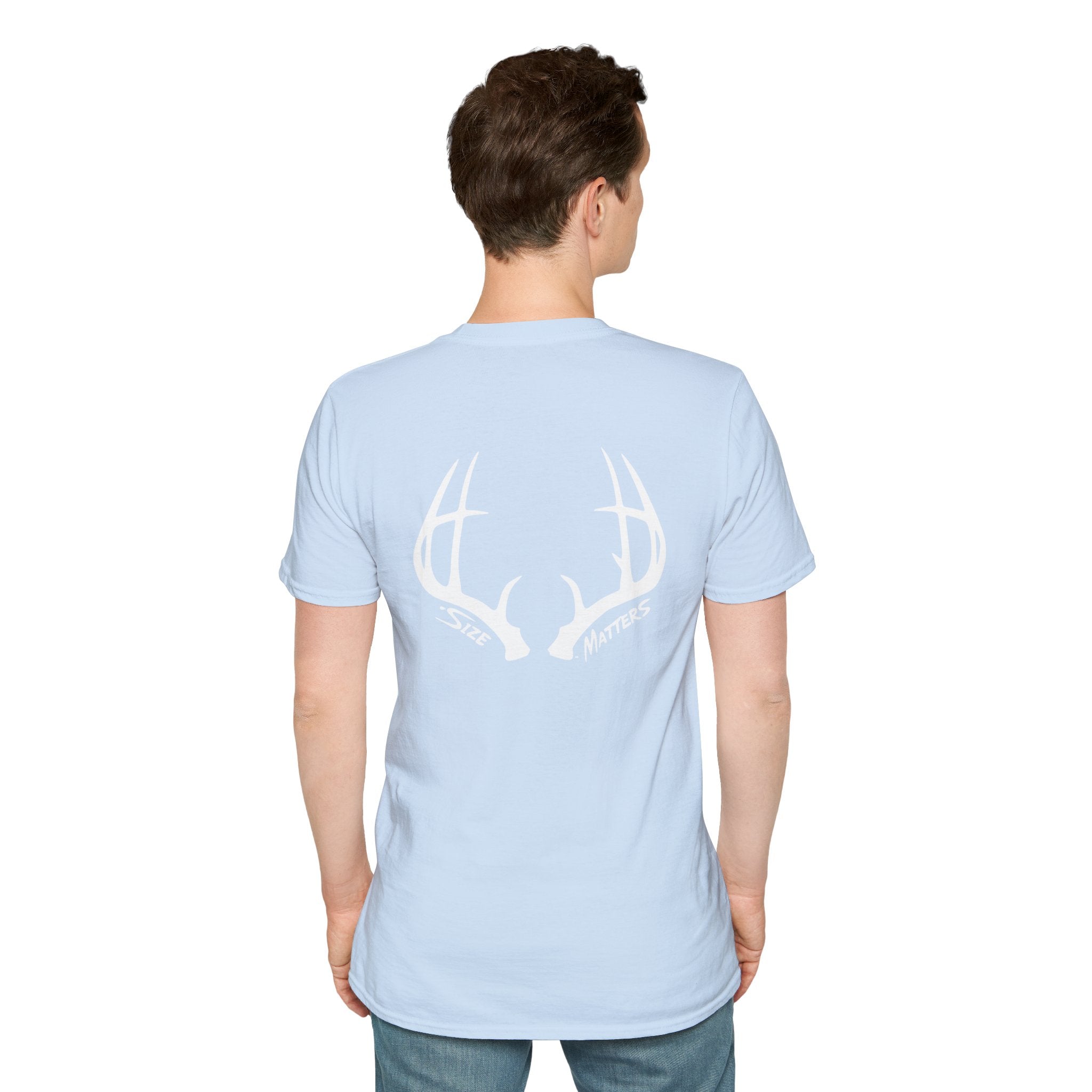 Whitetales Antler and Size Matters Logo T-Shirt
