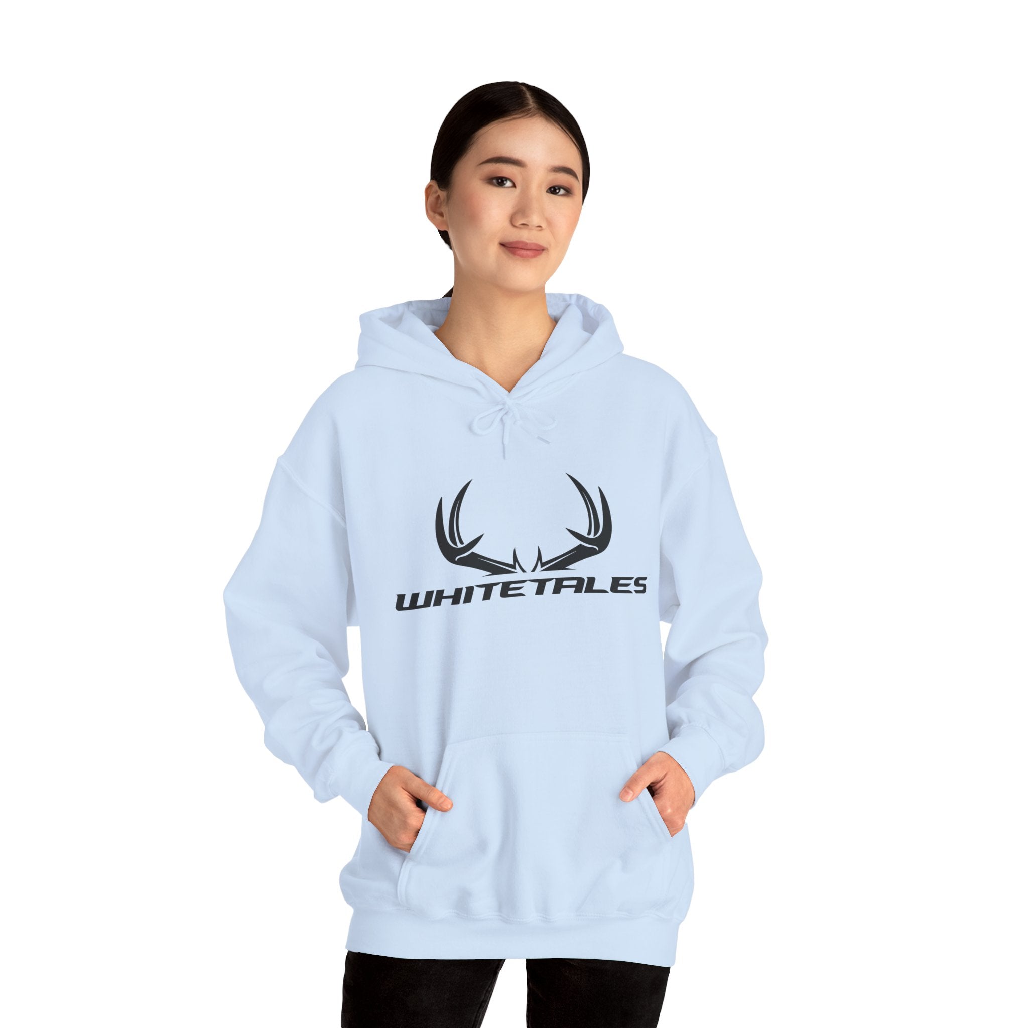 Whitetales Antler Hoodie – 'Size Matters' Hunting Sweatshirt
