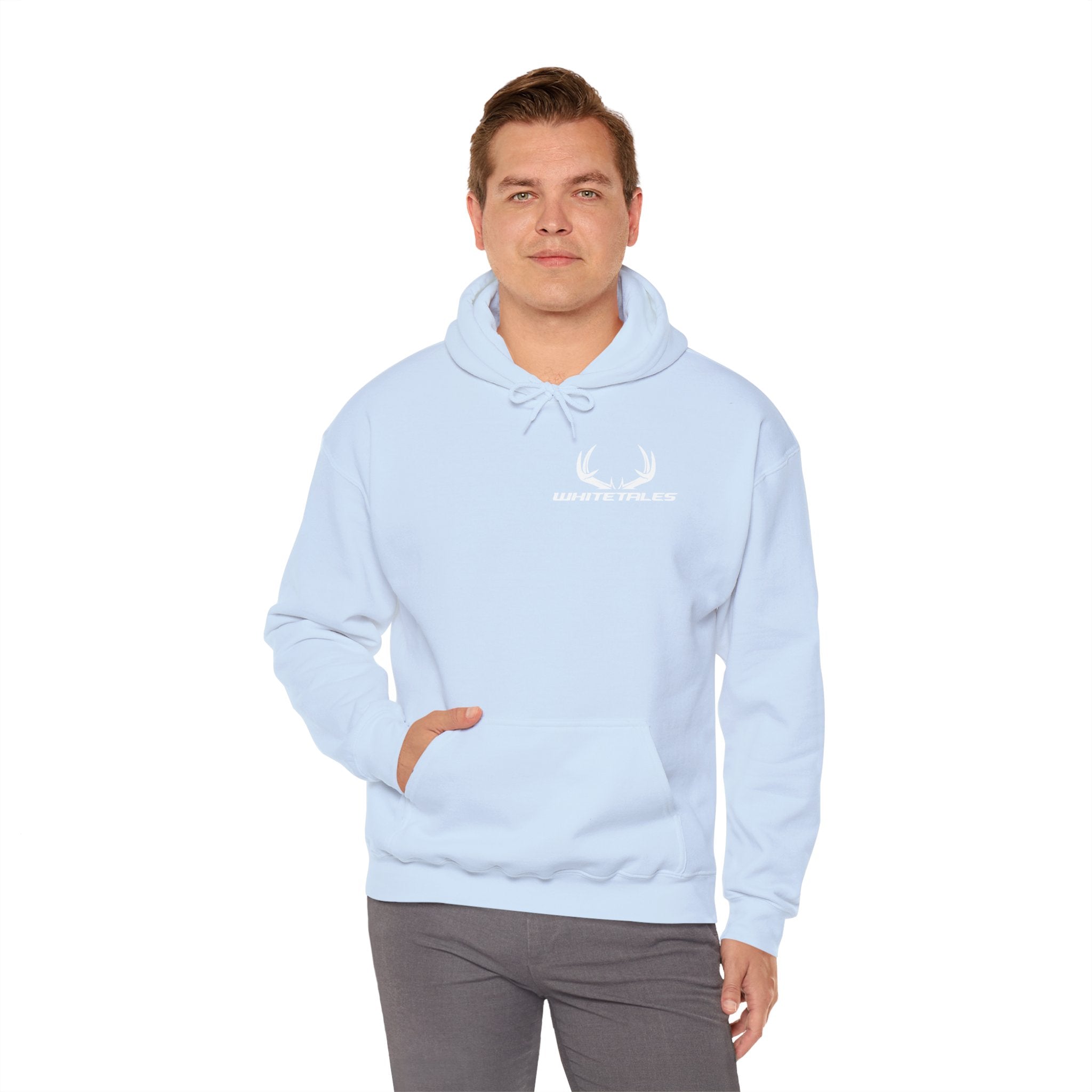 Blank White Hoodie — Classic Unisex Hooded Sweatshirt