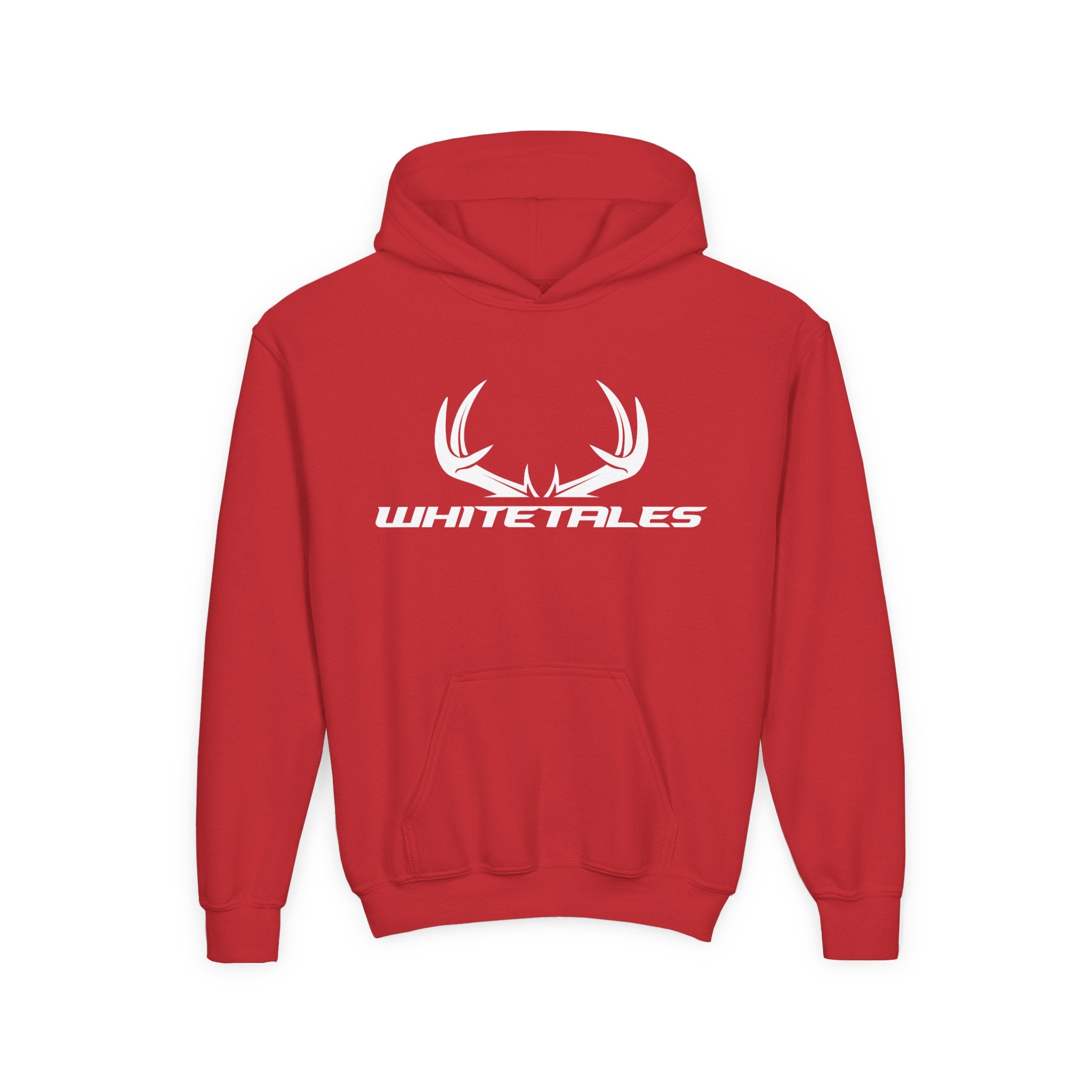 Youth Hoodie - Whitetales Deer Antler Logo Kids Sweatshirt