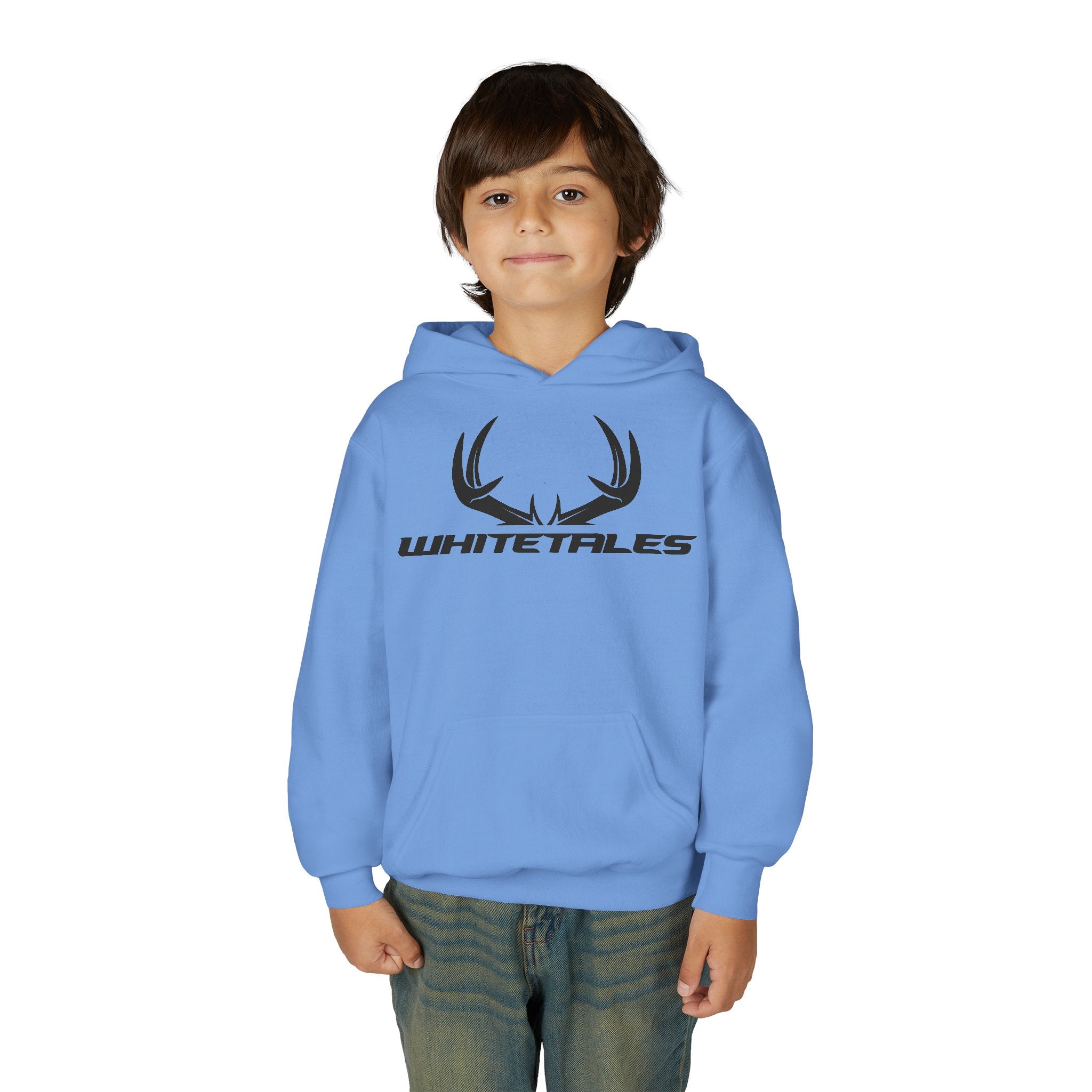 Youth Hoodie — WhiteTales Antler Logo Pullover