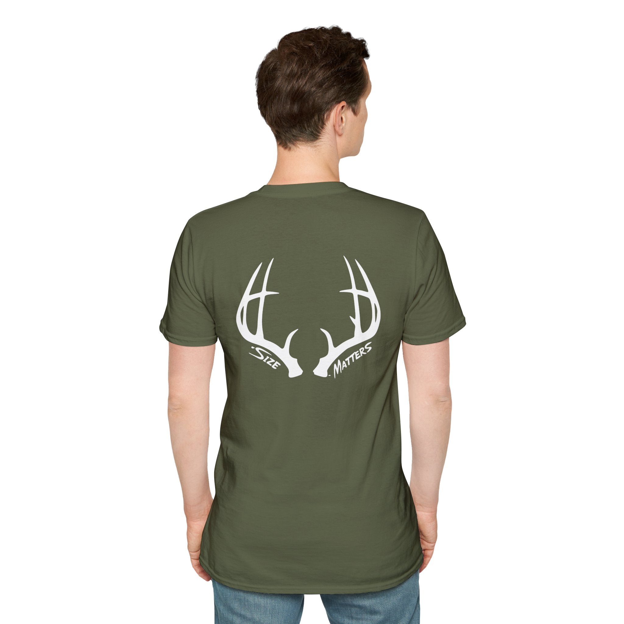 Whitetales Antler and Size Matters Logo T-Shirt