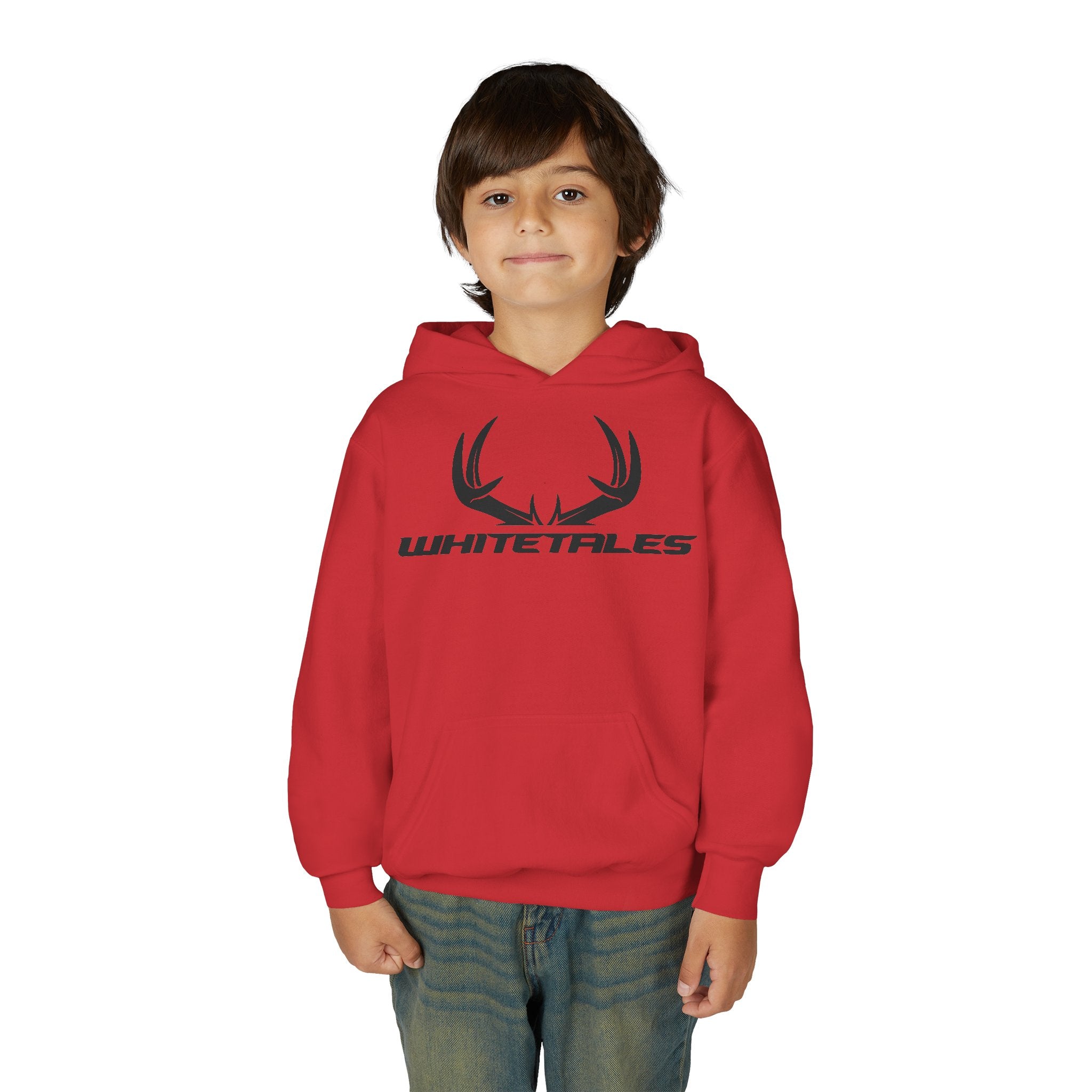 Youth Hoodie — WhiteTales Antler Logo Pullover