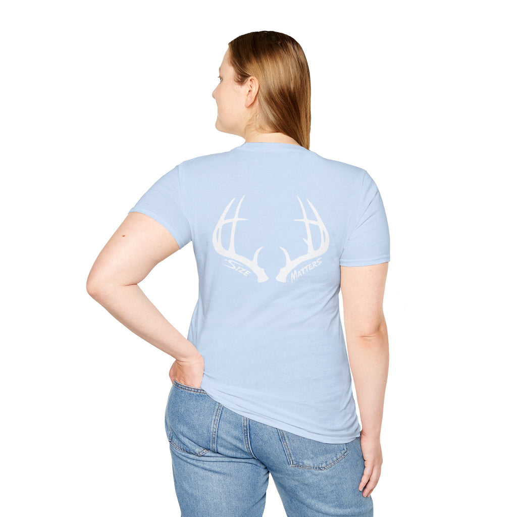 Whitetales Antler and Size Matters Logo T-Shirt