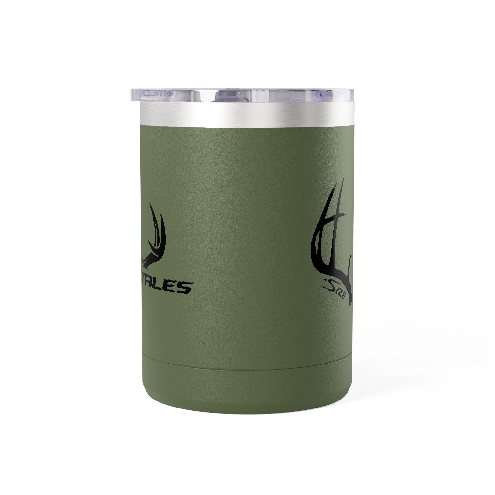 15oz Antler Tumbler Mug — 'Size Matters' Hunting Coffee Travel Cup