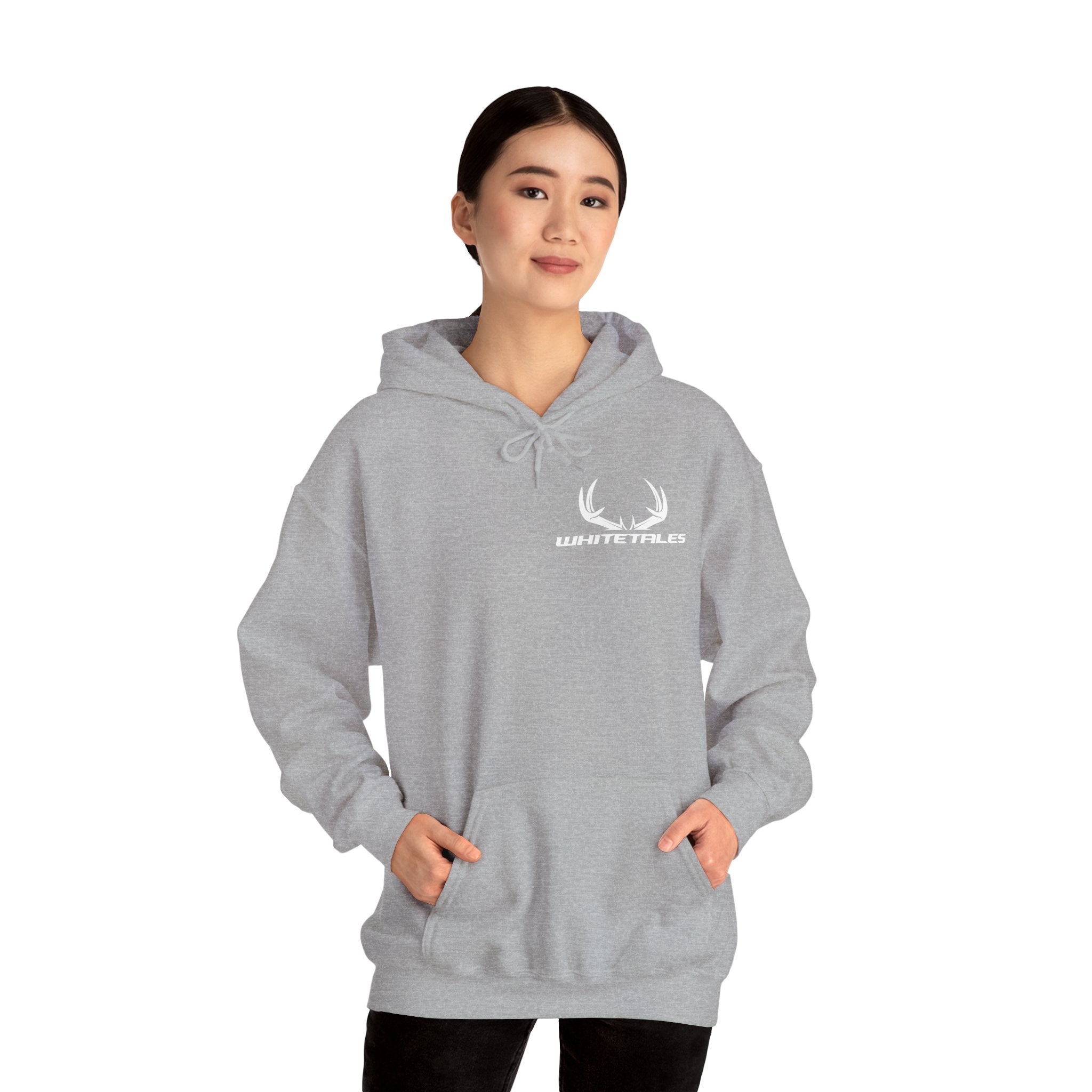 Blank White Hoodie — Classic Unisex Hooded Sweatshirt