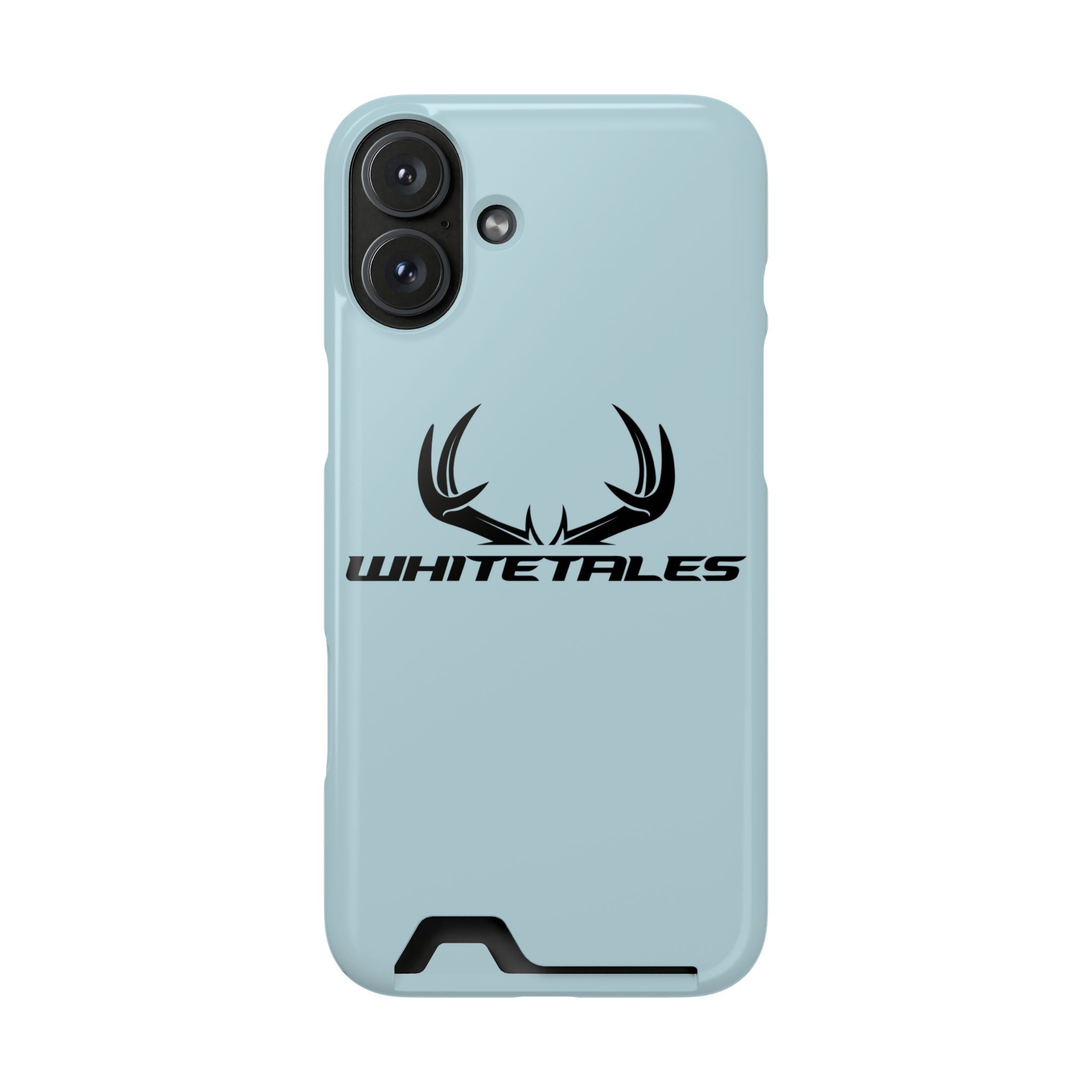 Whitetales Antler Phone Card Case — Slim RFID Card Holder Protective Cover