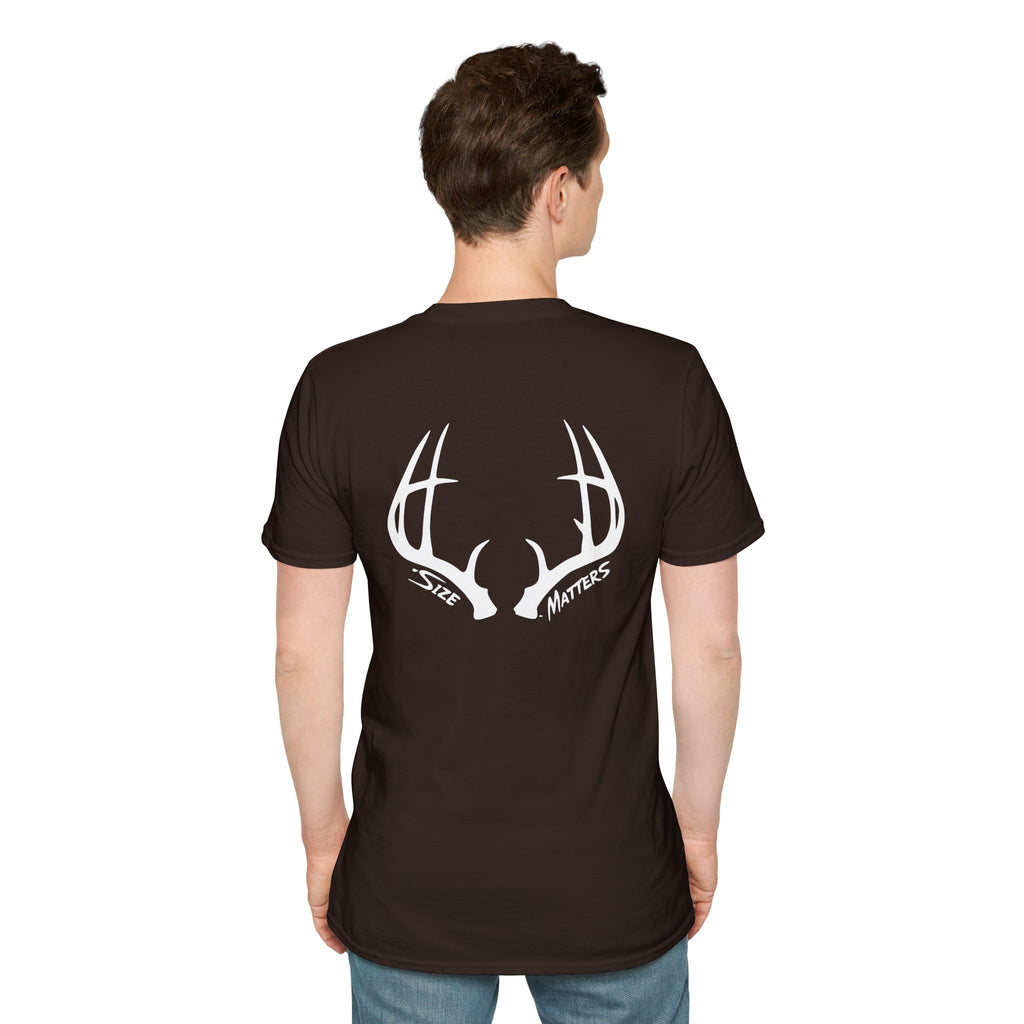 Whitetales Antler and Size Matters Logo T-Shirt