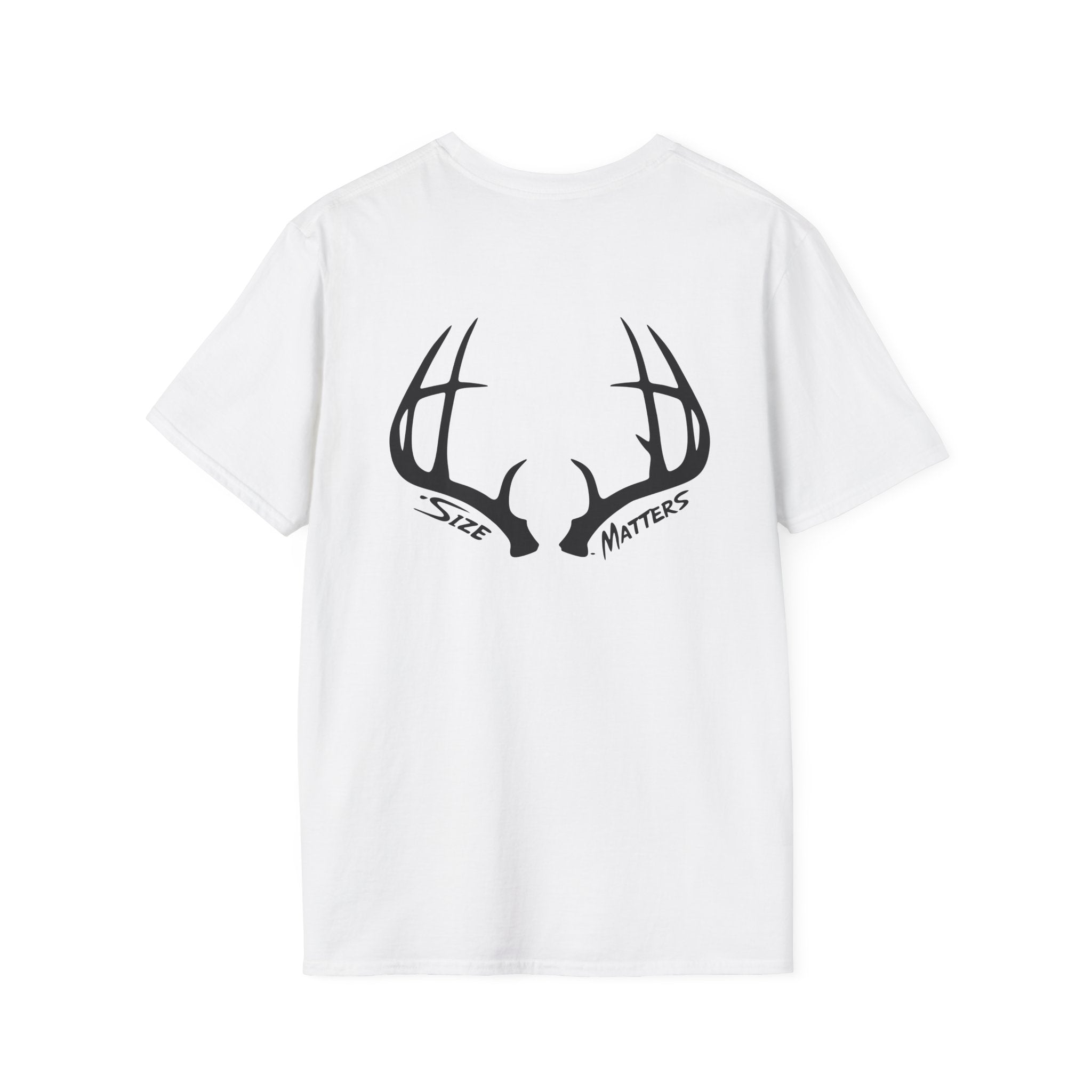 Whitetales Antler and Size Matters Logo T-Shirt