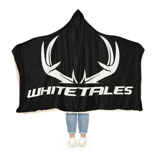 Whitetales Antler Hooded Blanket — Cozy Sherpa Snuggle Throw for Outdoorsmen & Hunters