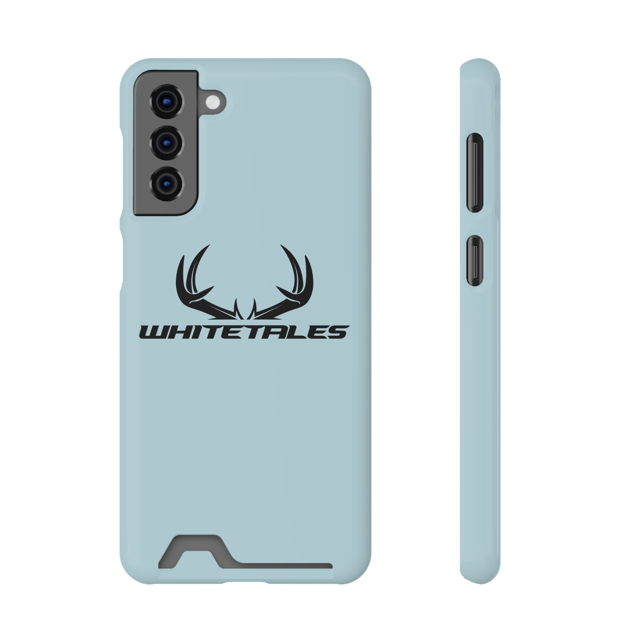 Whitetales Antler Phone Card Case — Slim RFID Card Holder Protective Cover