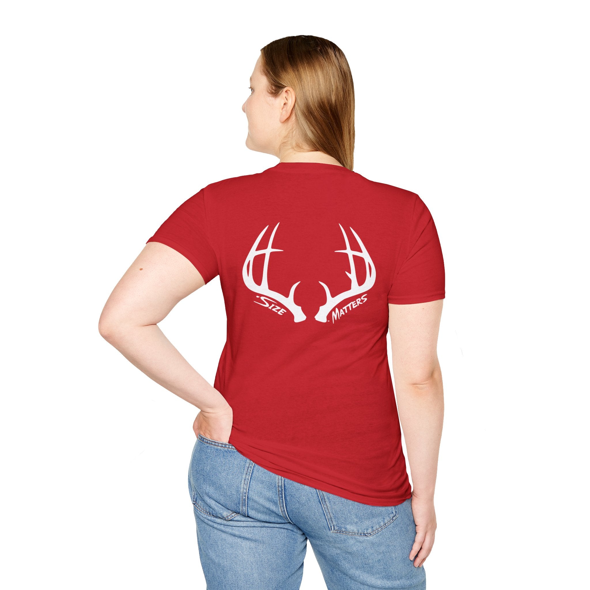 Whitetales Antler and Size Matters Logo T-Shirt