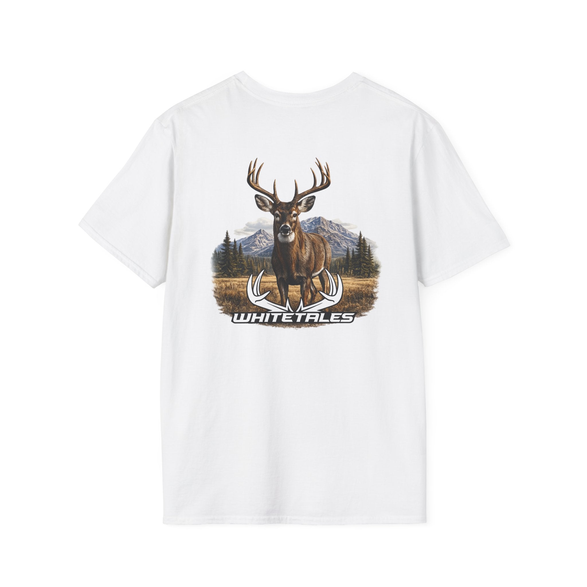 WhiteTales Whitetail Logo T‑Shirt — Small Chest Emblem ‘SIMPLESTYLE’