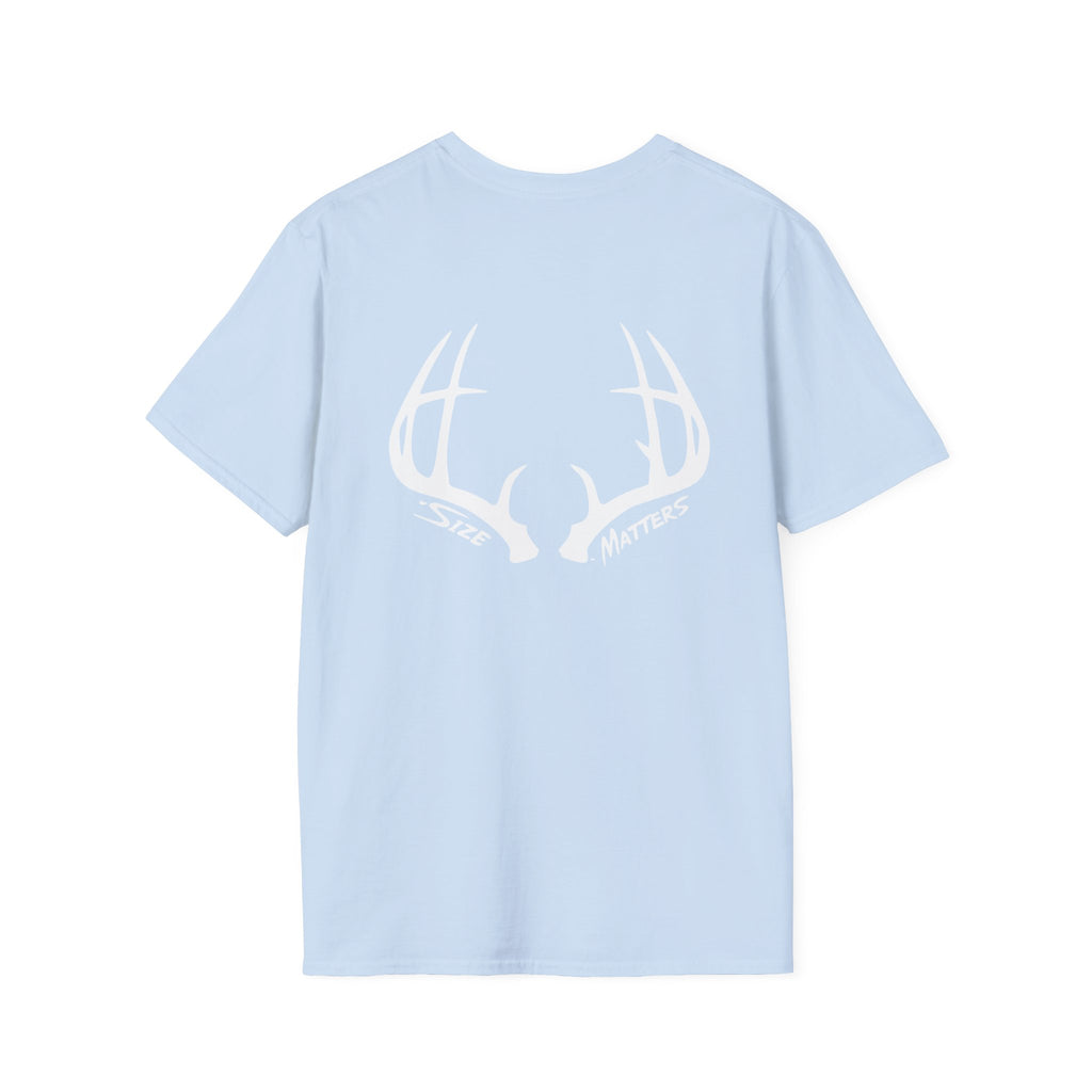 Whitetales Antler and Size Matters Logo T-Shirt