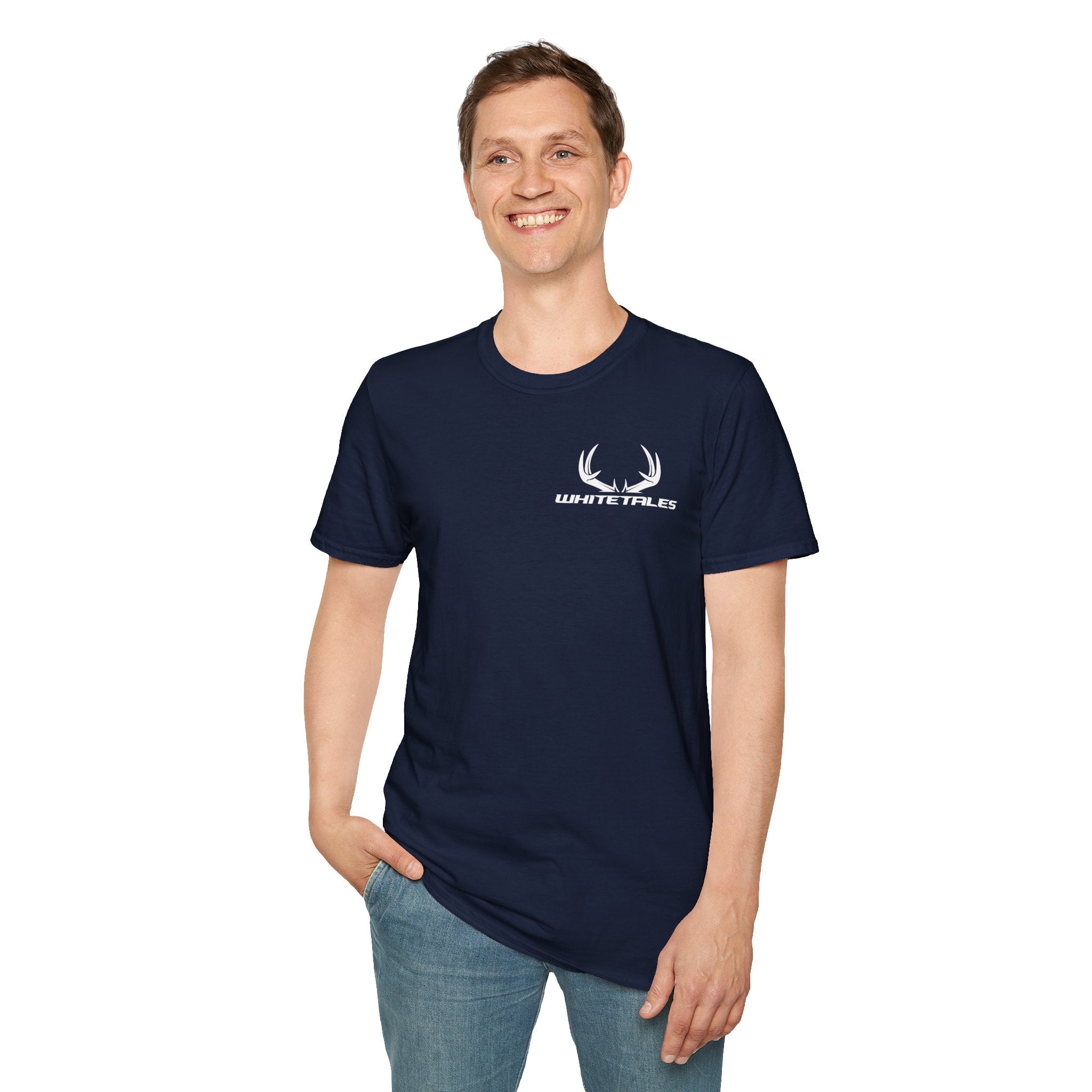 Whitetales Antler and Size Matters Logo T-Shirt