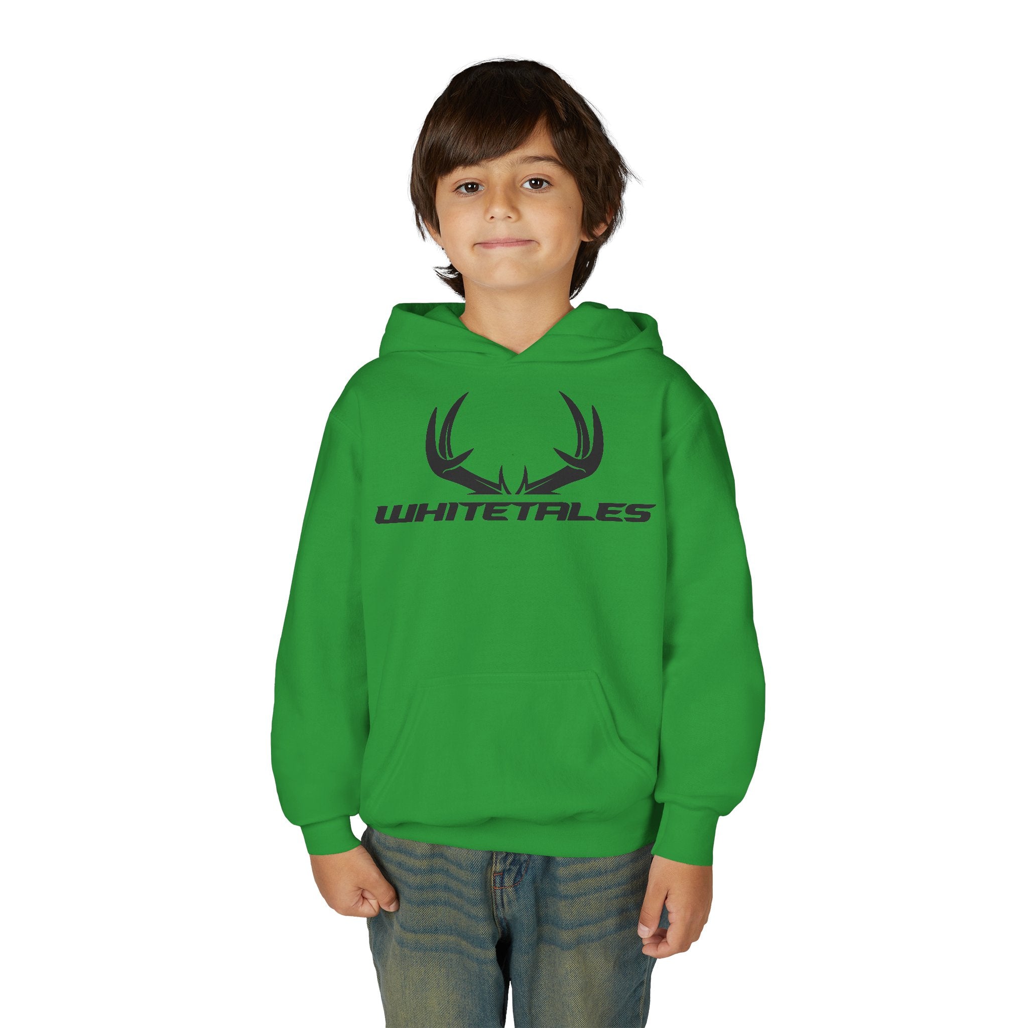 Youth Hoodie — WhiteTales Antler Logo Pullover