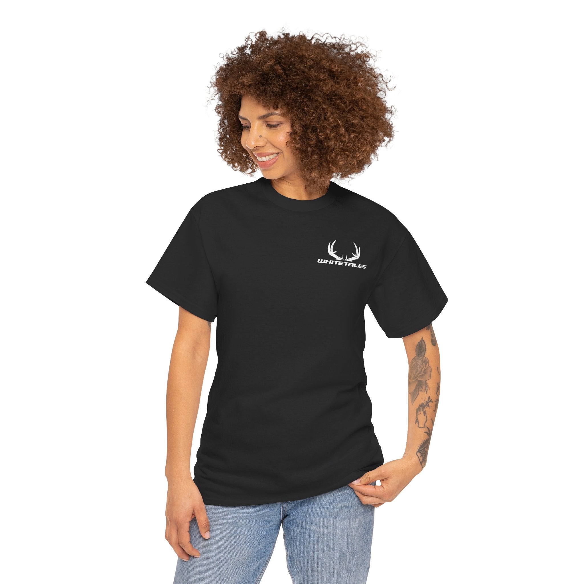 Whitetales Antler Logo T-Shirt — Outdoor Hunting Tee