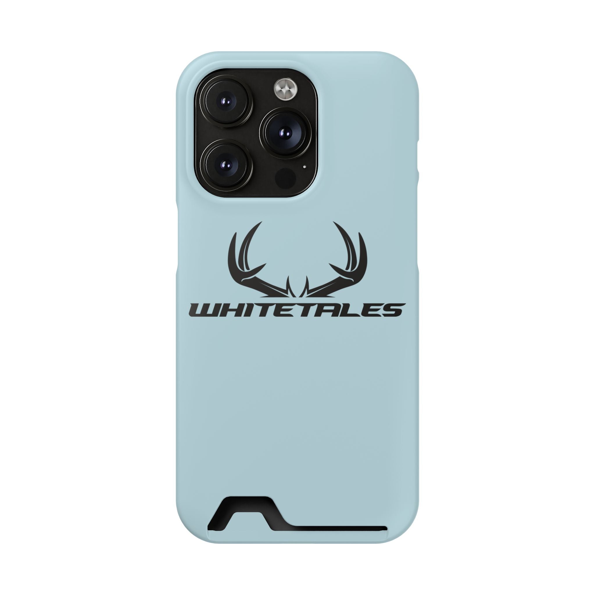 Whitetales Antler Phone Card Case — Slim RFID Card Holder Protective Cover