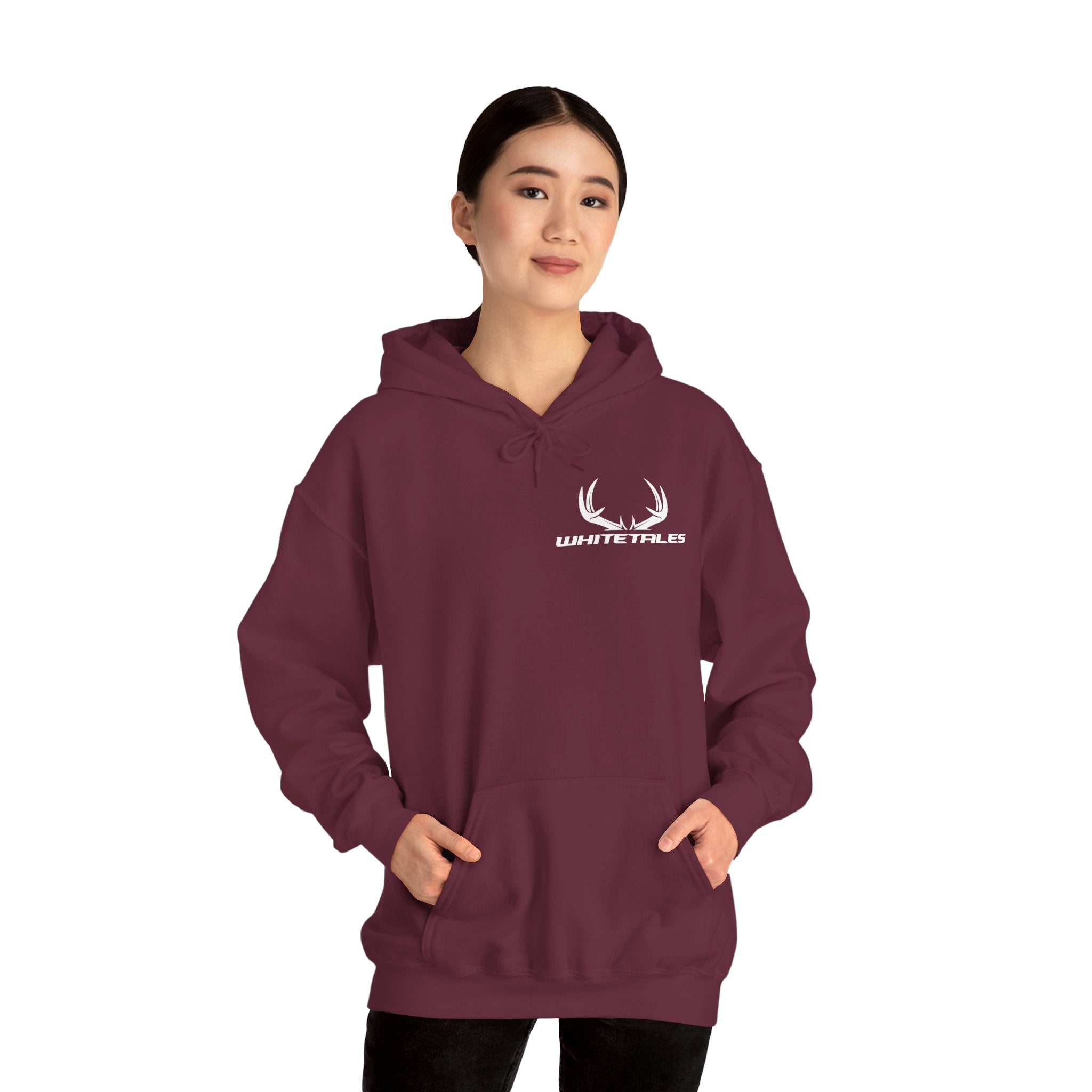 Blank White Hoodie — Classic Unisex Hooded Sweatshirt