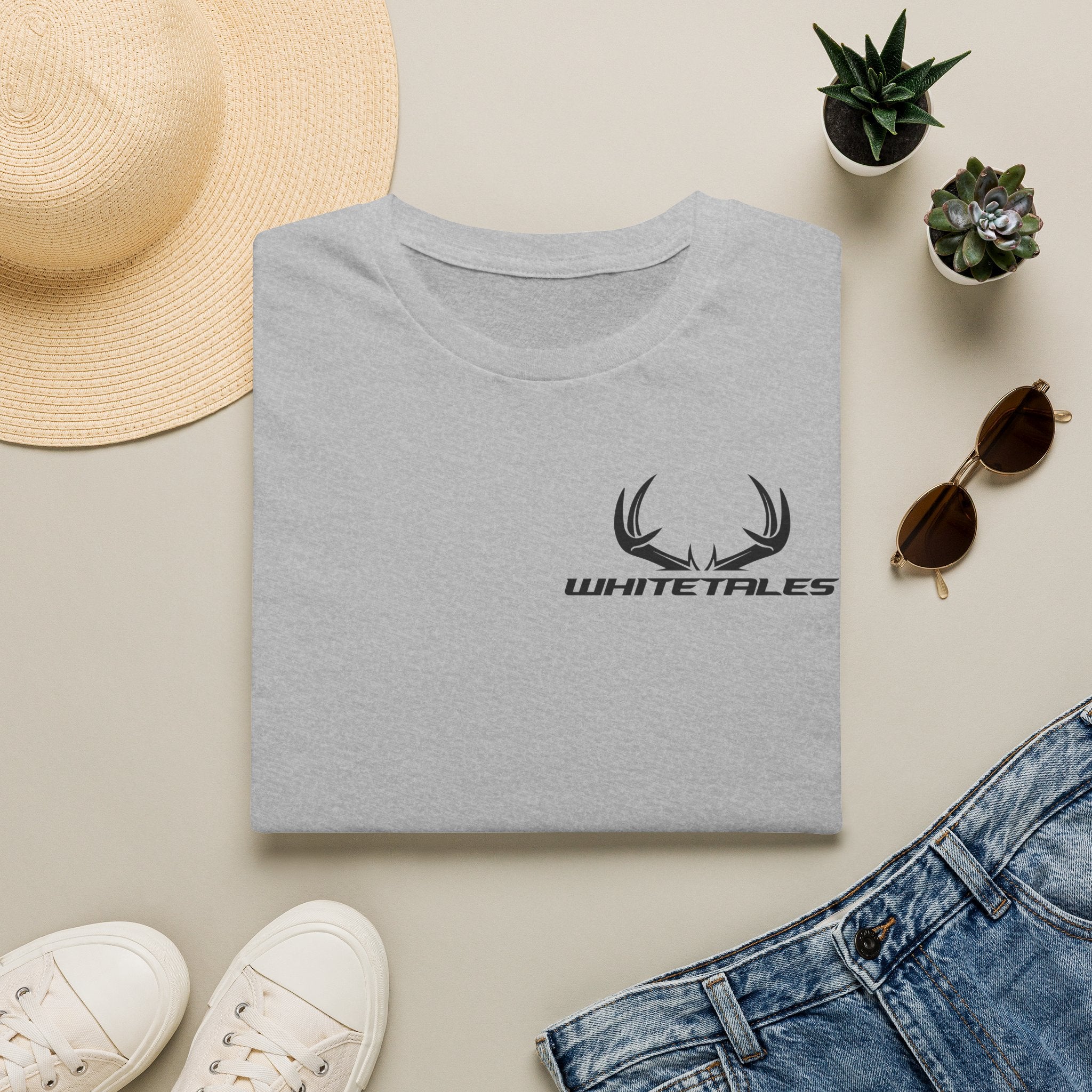 Whitetales Antler and Size Matters Logo T-Shirt