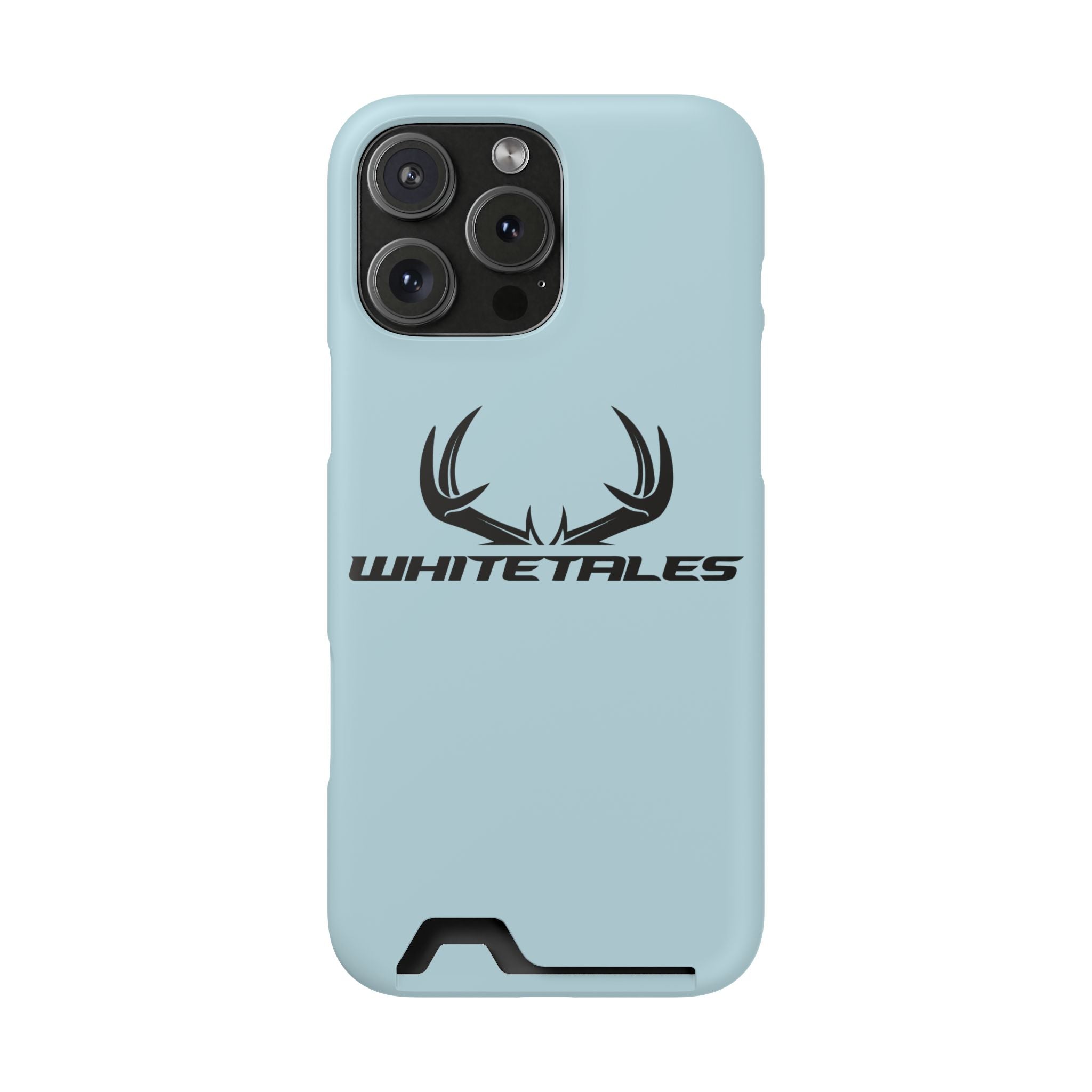 Whitetales Antler Phone Card Case — Slim RFID Card Holder Protective Cover